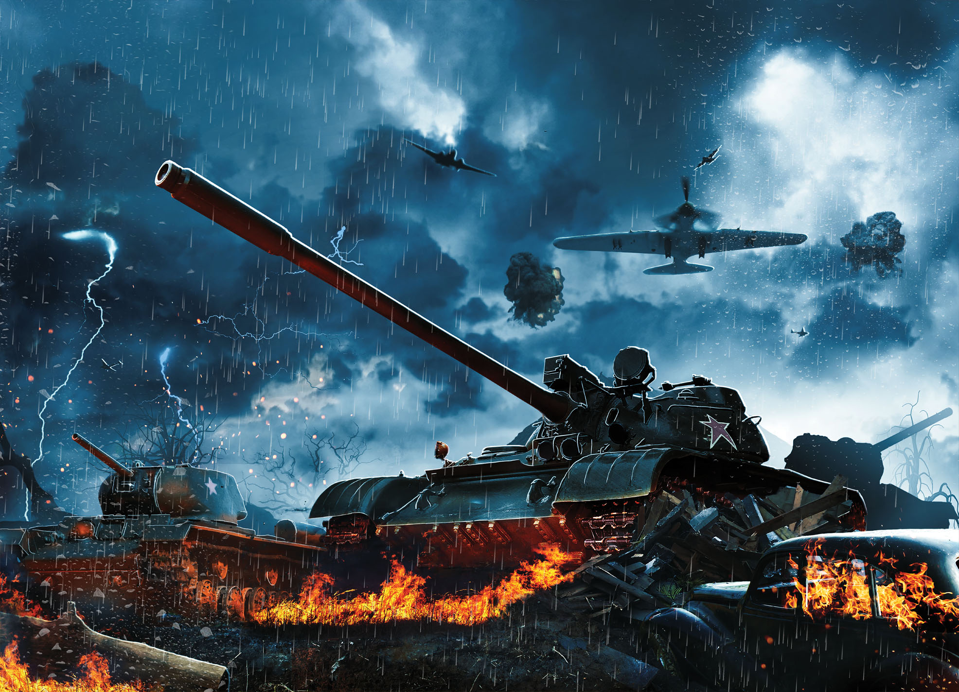 Tapeta Bitevní pole