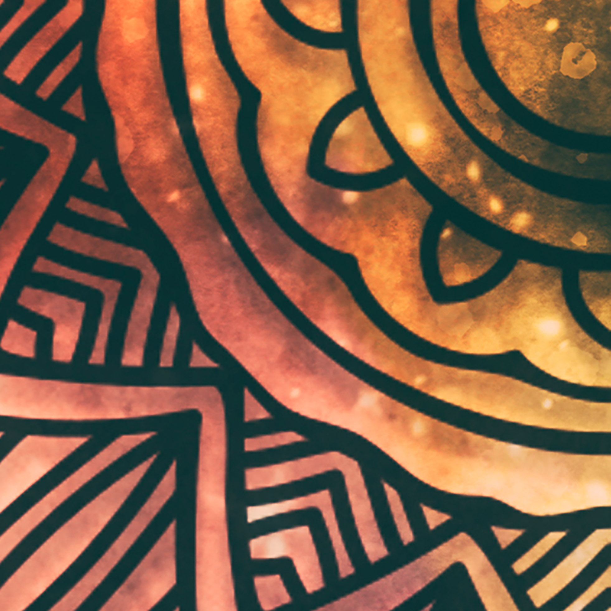 Tapeta Mandala zářící