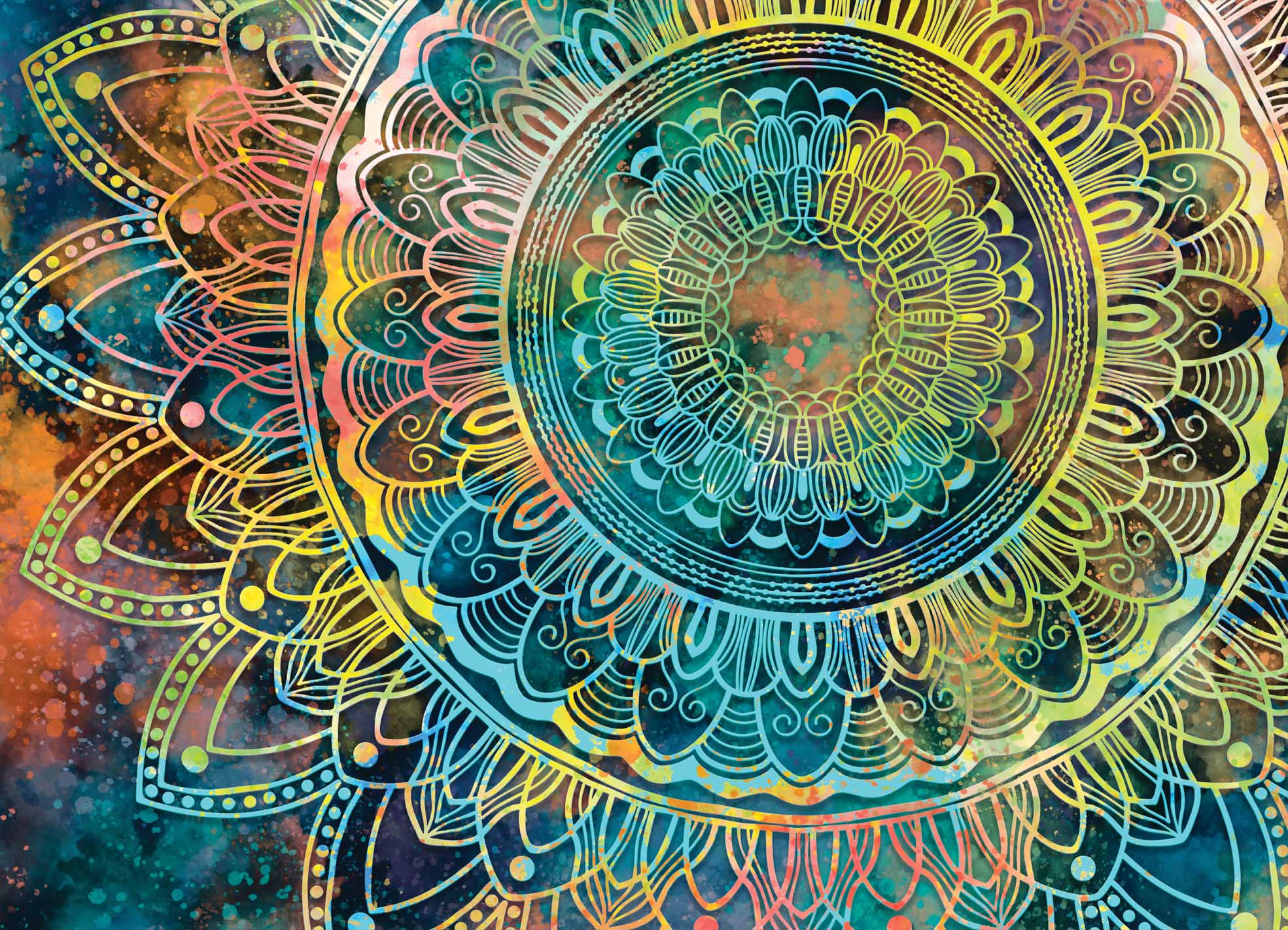 Tapeta Mandala letní