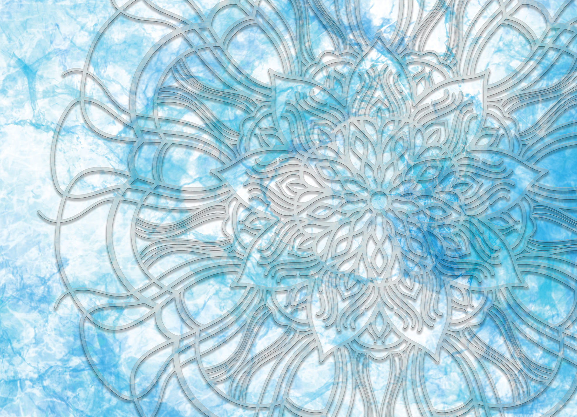 Tapeta Mandala nebeská