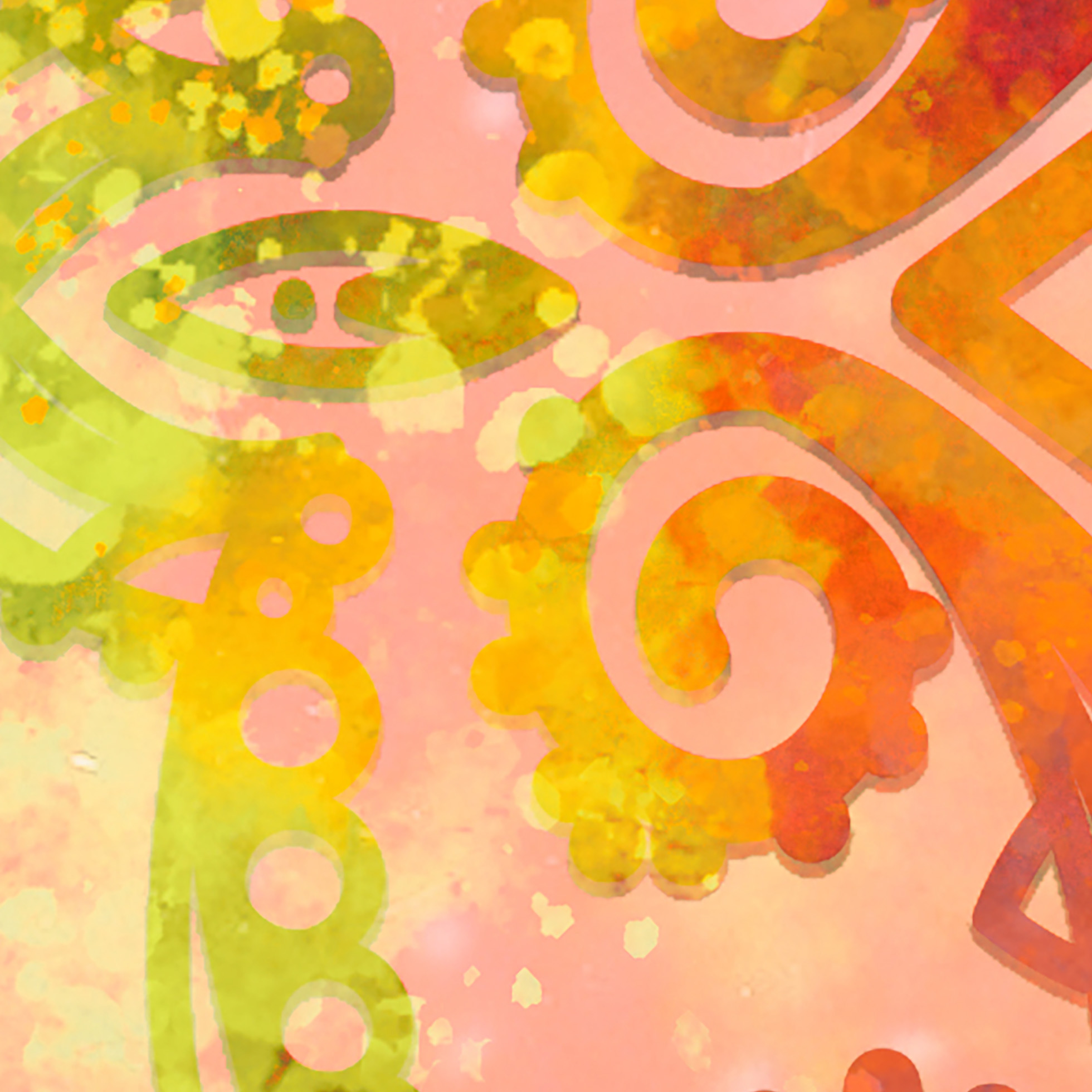 Tapeta Mandala optimistická