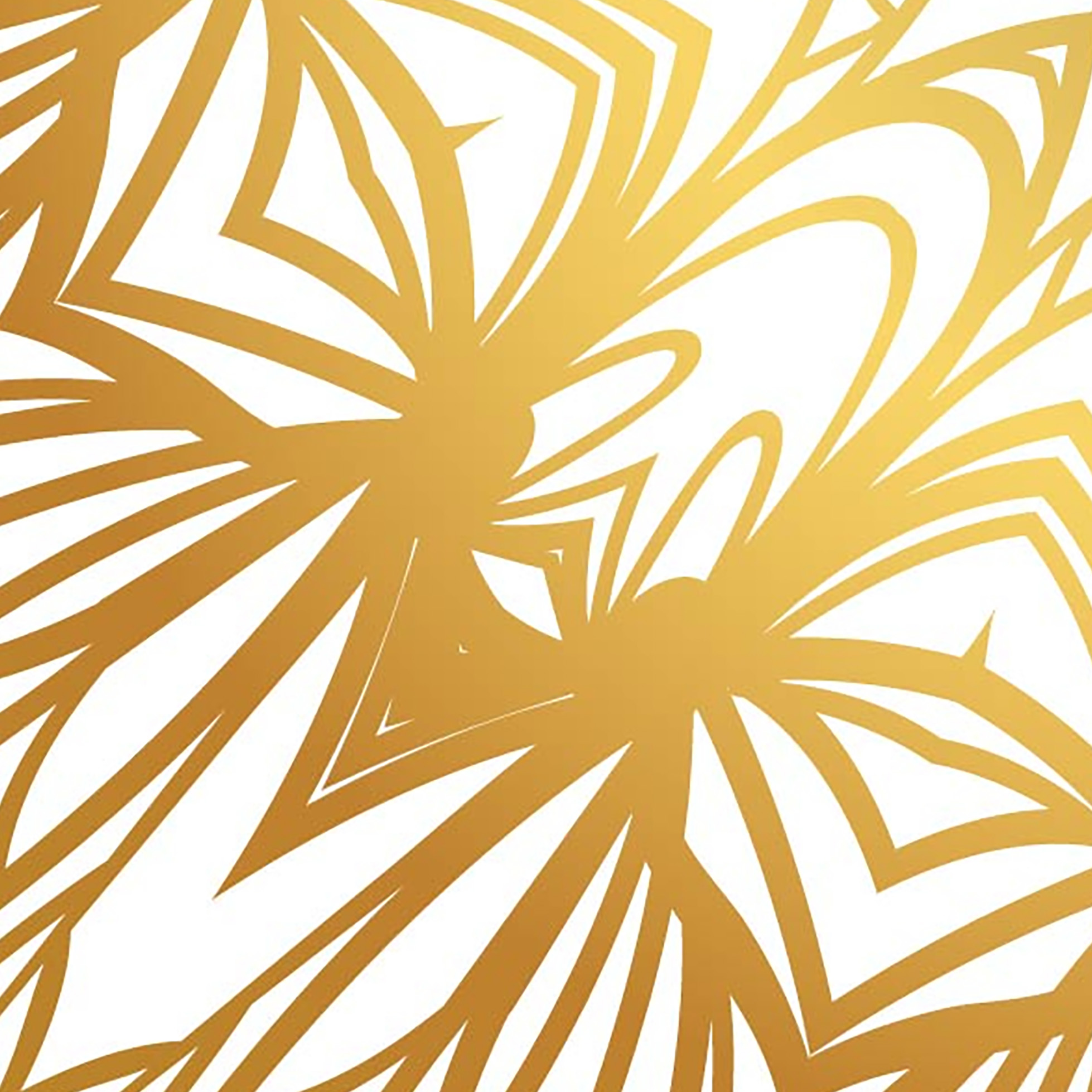 Tapeta Mandala zlatá