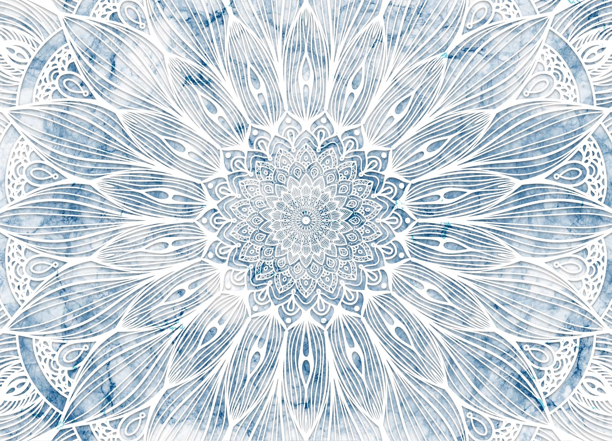 Tapeta Mandala ledová