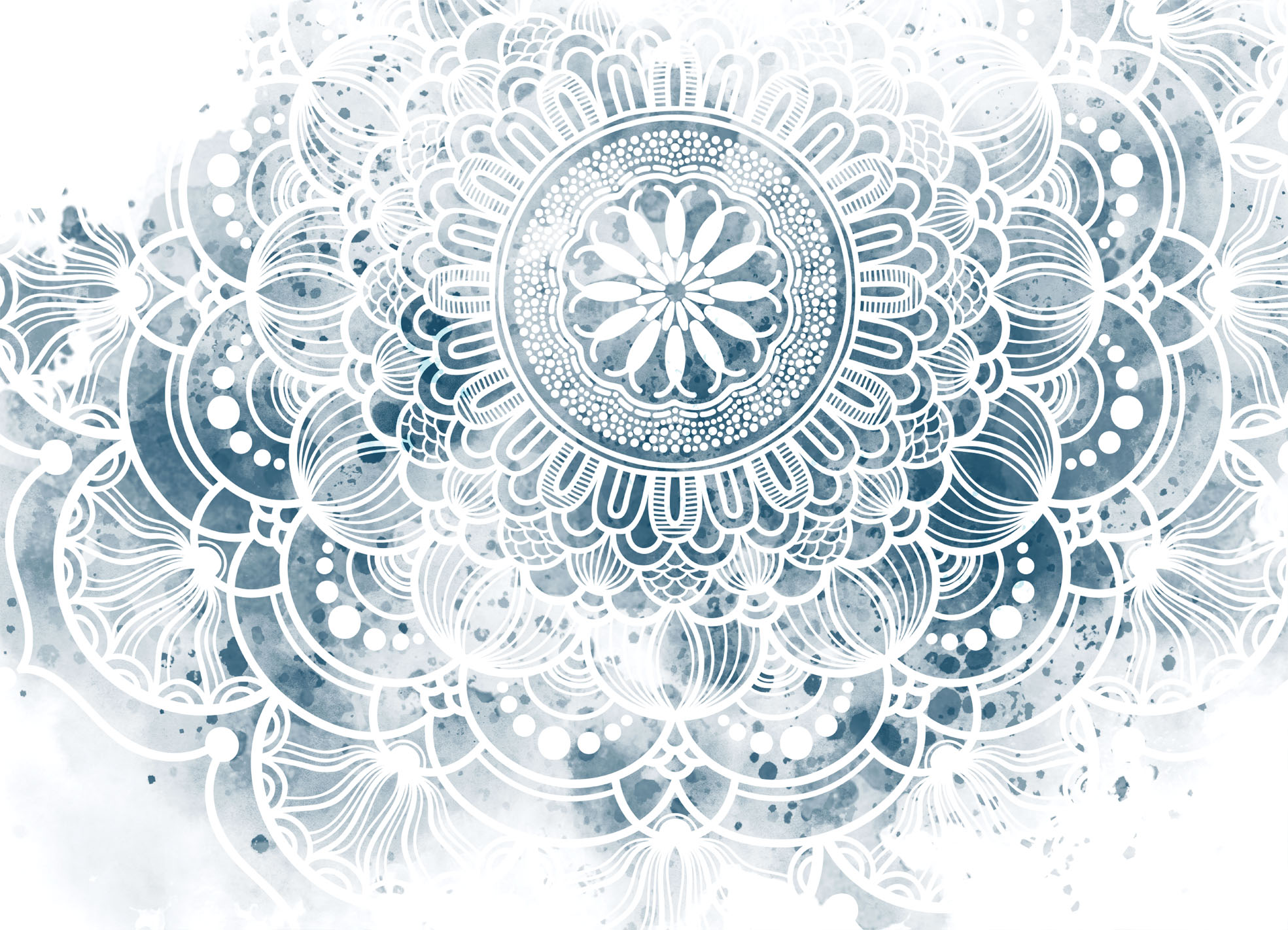 Tapeta Mandala něžná