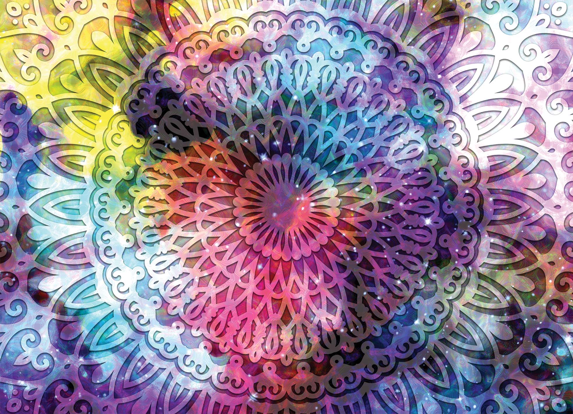 Tapeta Mandala duhová