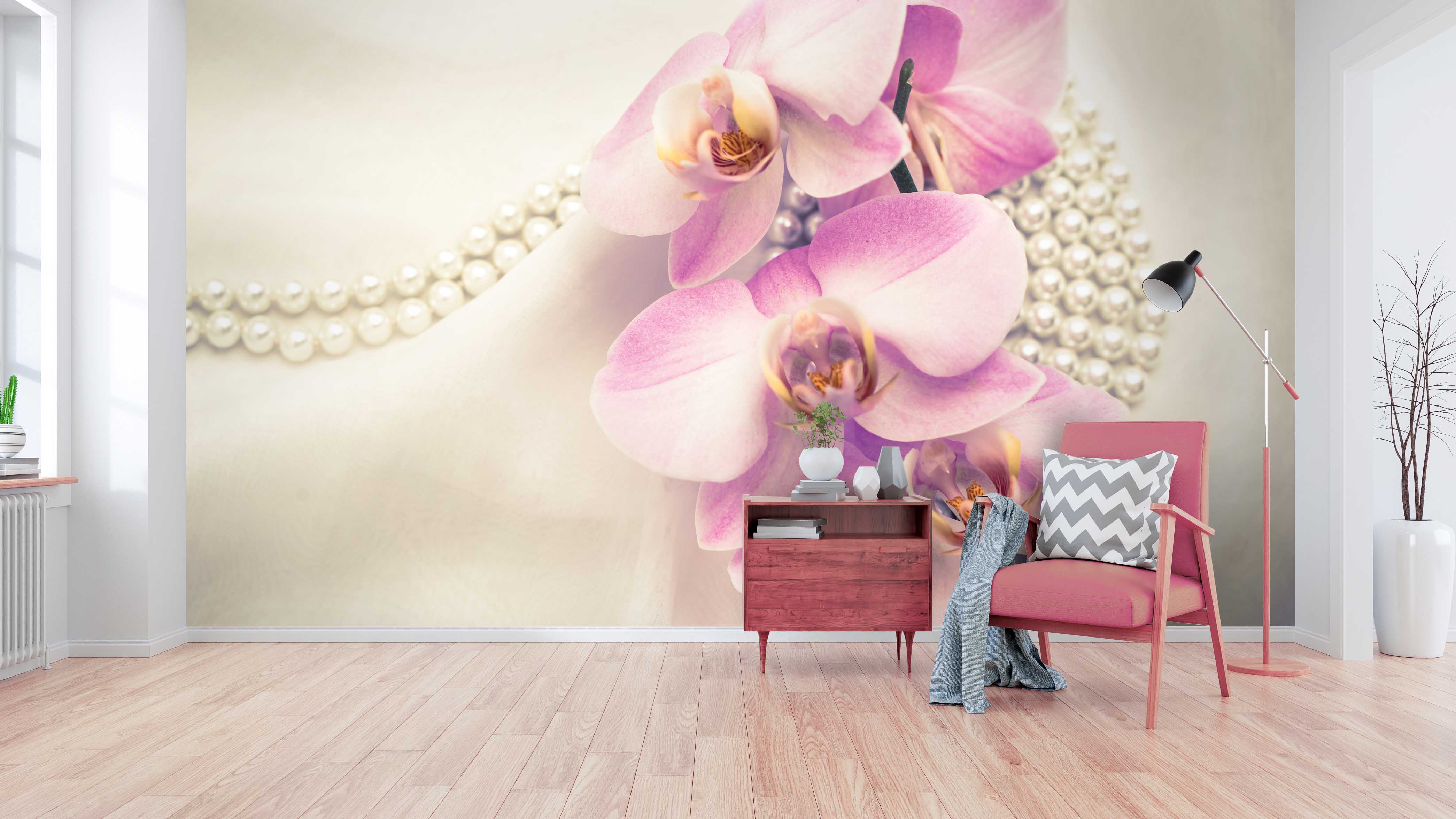 Tapeta Orchidej a perly