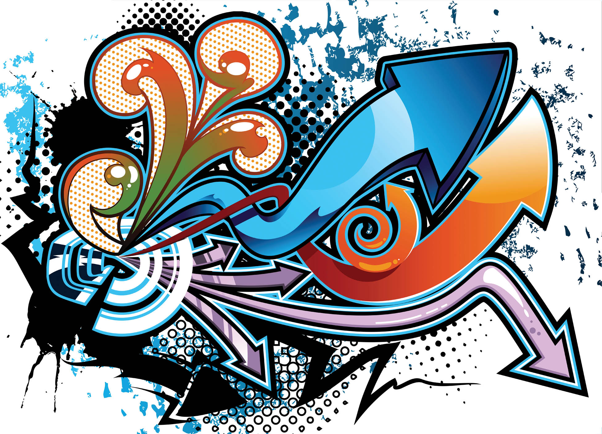 Vliesová tapeta Graffiti