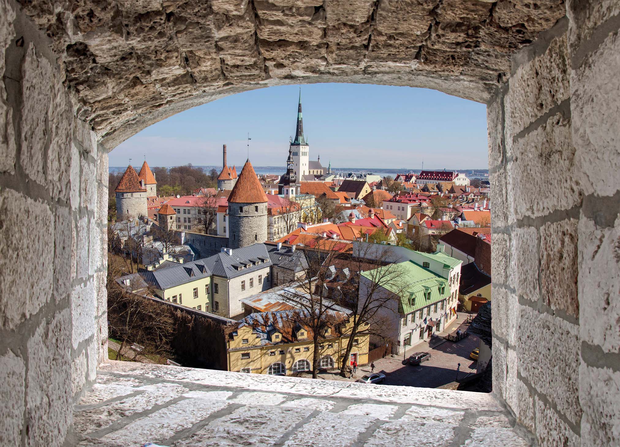 Tapeta Pohled na Tallinn