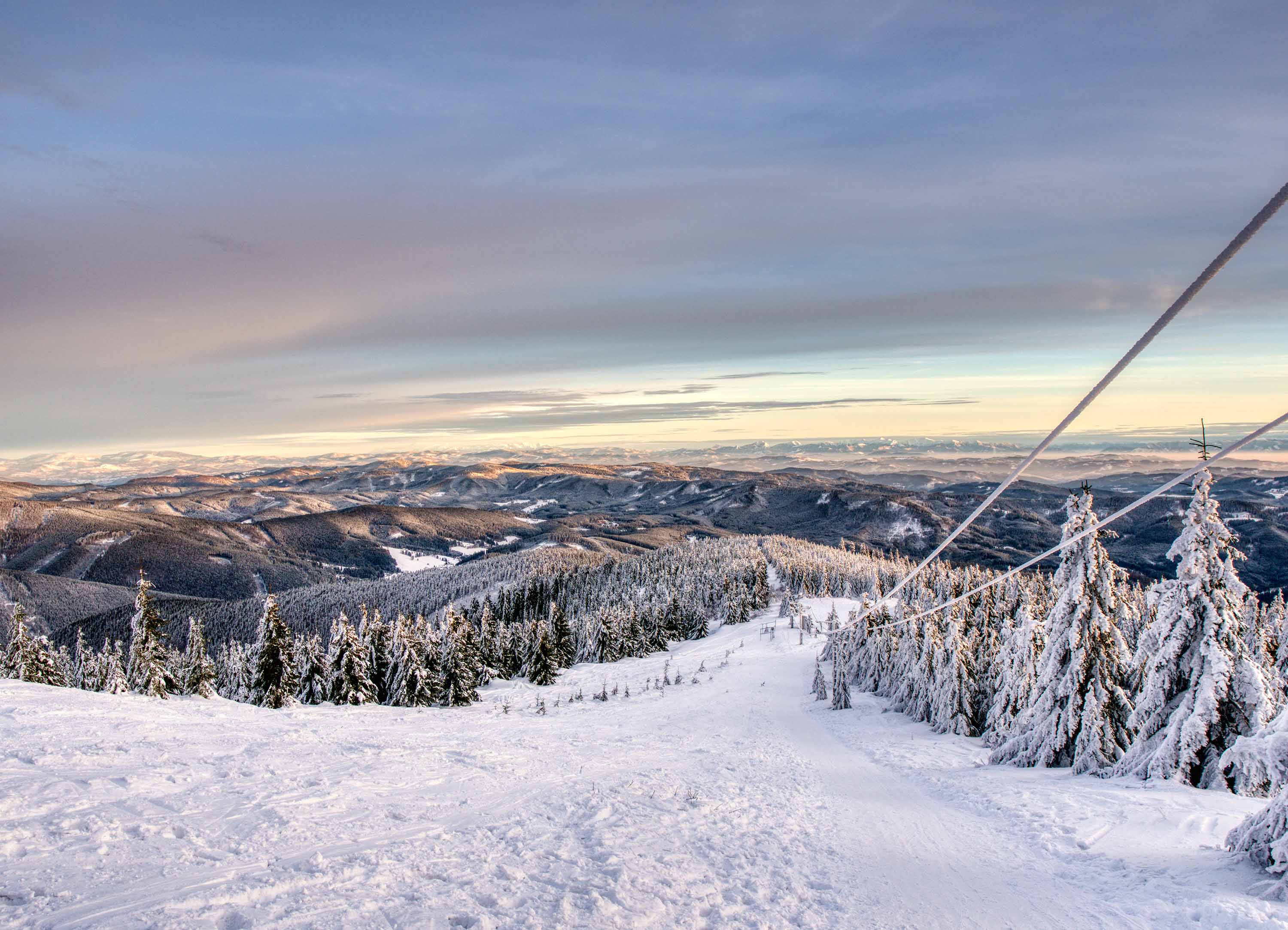 Tapeta Zimní panorama