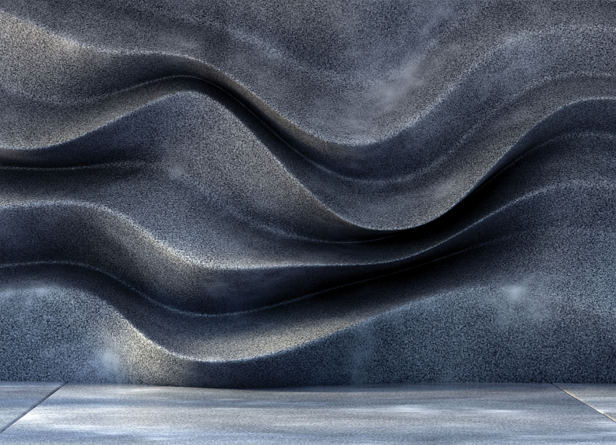 Tapeta 3D kamenné vlny