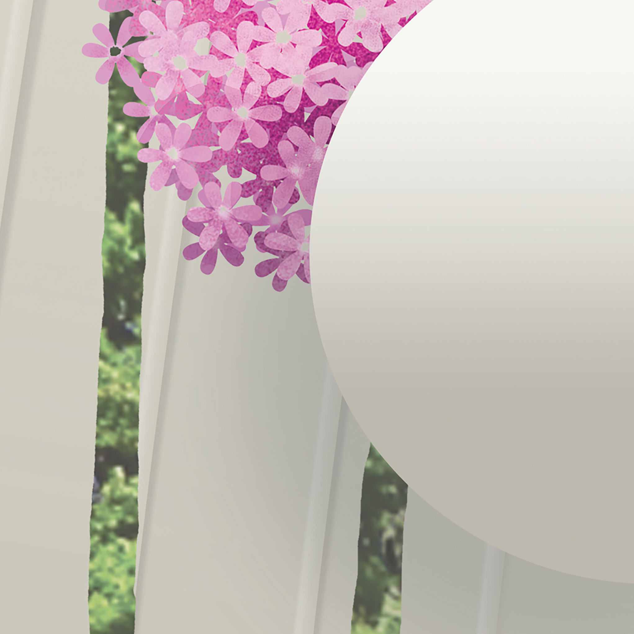 Tapeta 3D česnek ozdobný