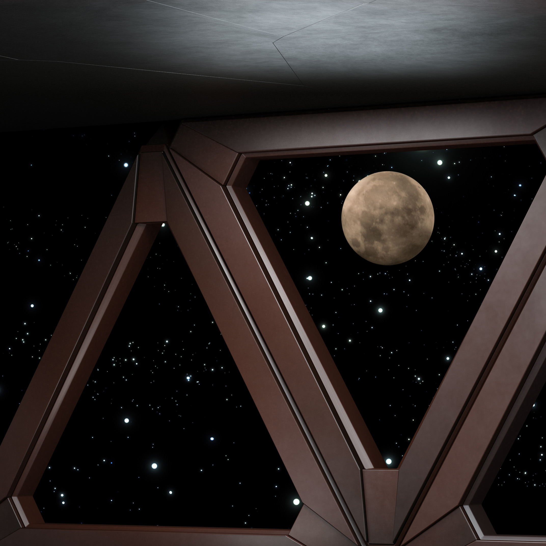 3D tapeta Vesmírná stanice