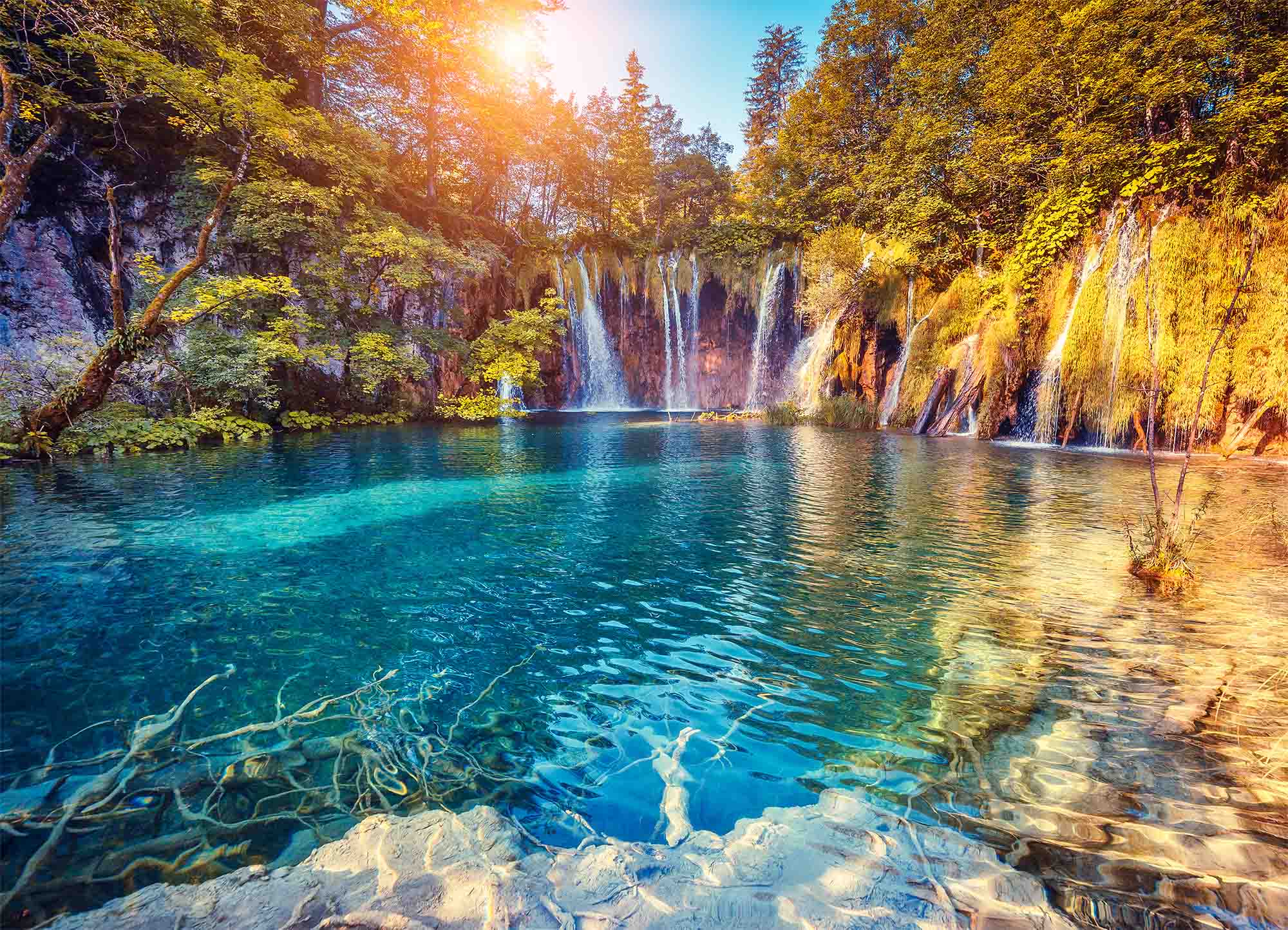 Tapeta Plitvické jezero