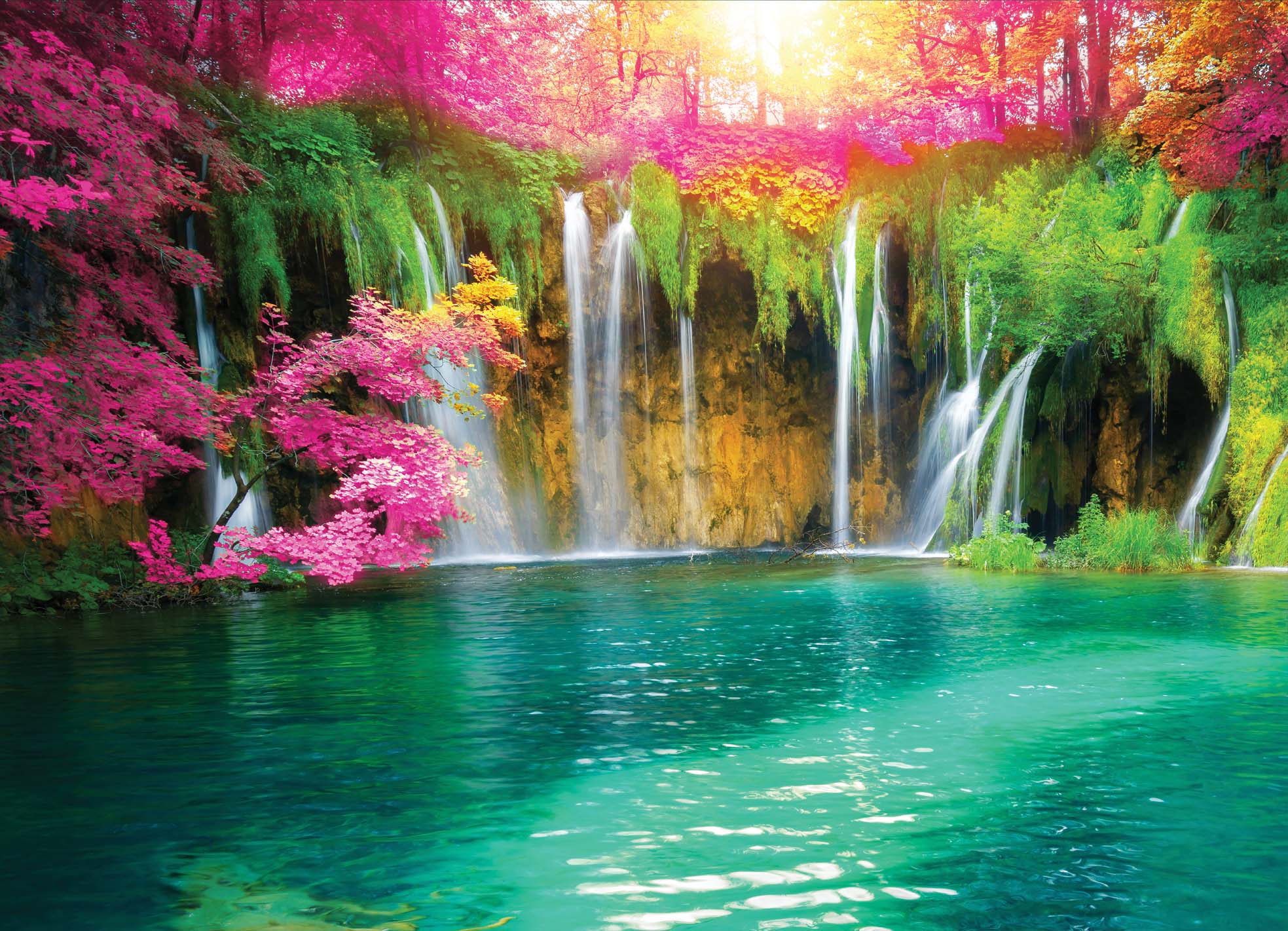 Tapeta Exotický vodopád