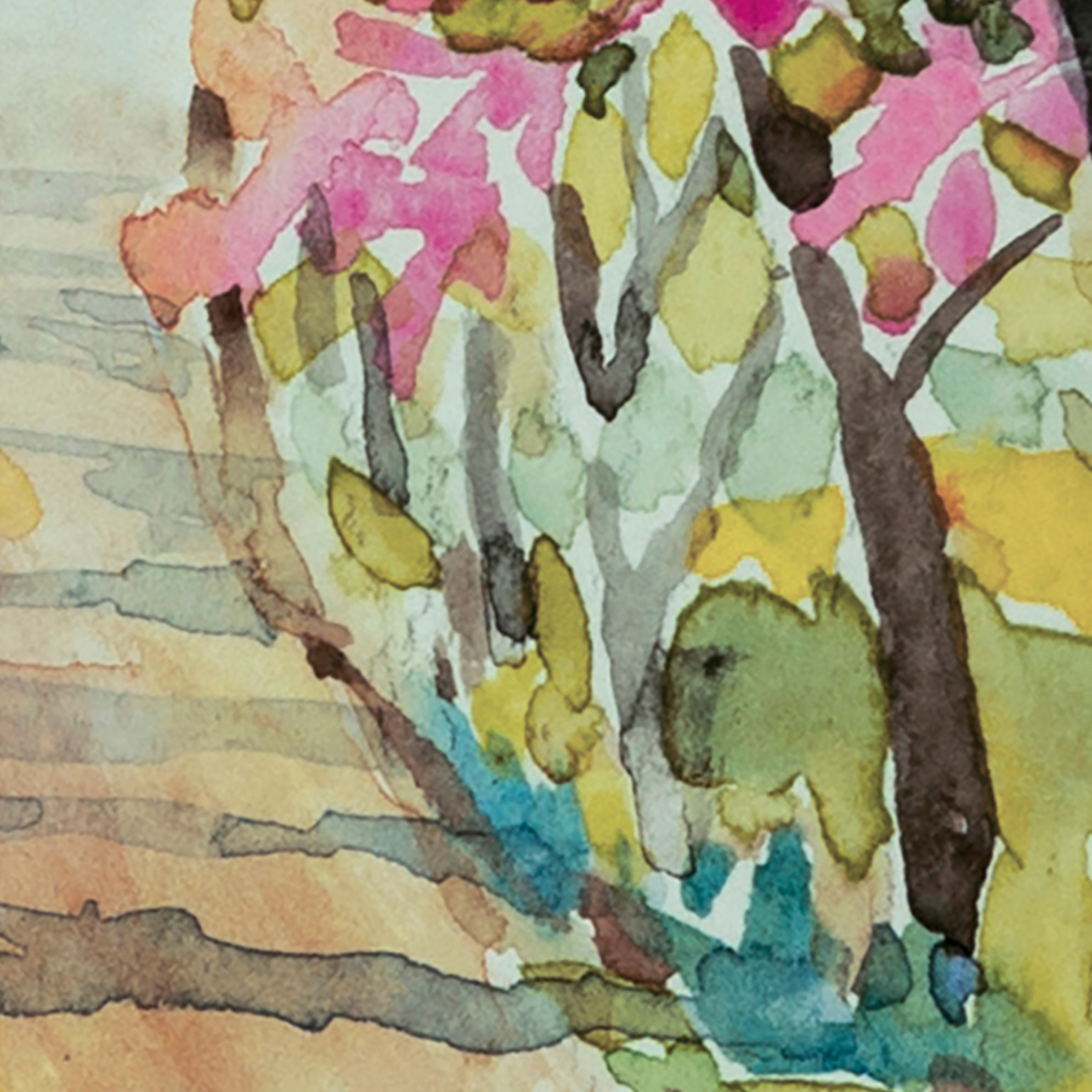 Tapeta Malba Himálajská třešeň