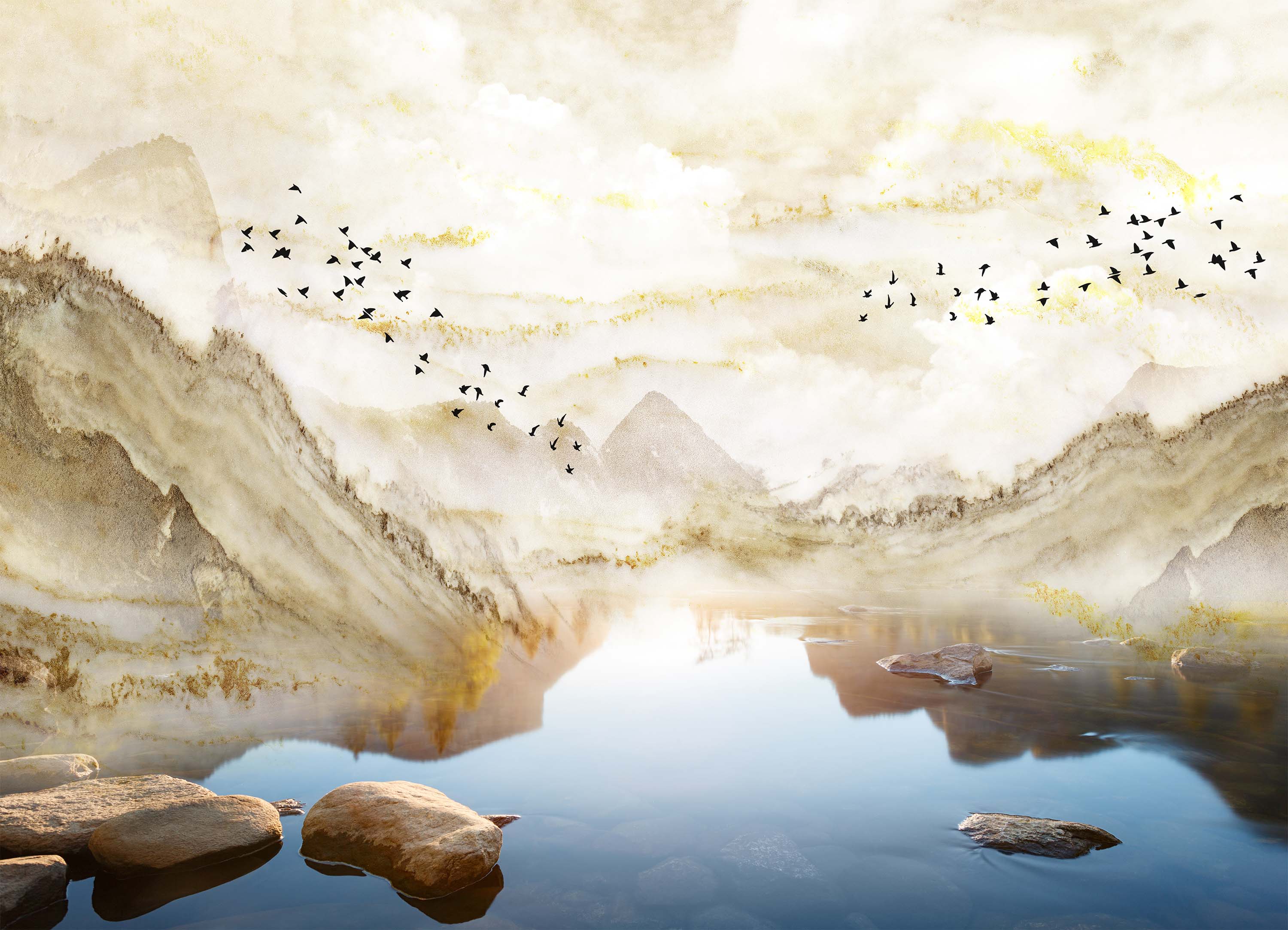 Tapeta Mramorové hory