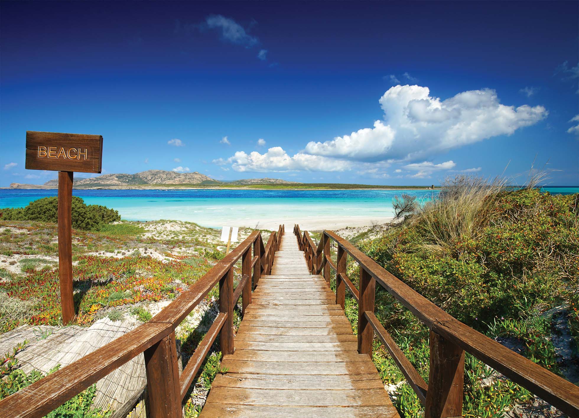 Tapeta Cesta na pláž