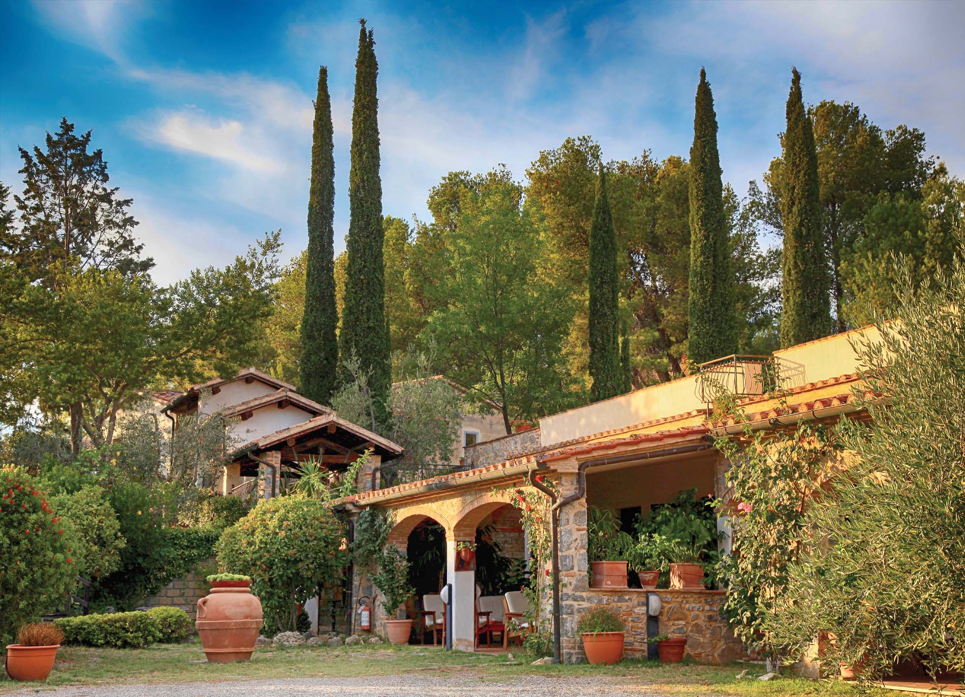 Tapeta Italská zahrada