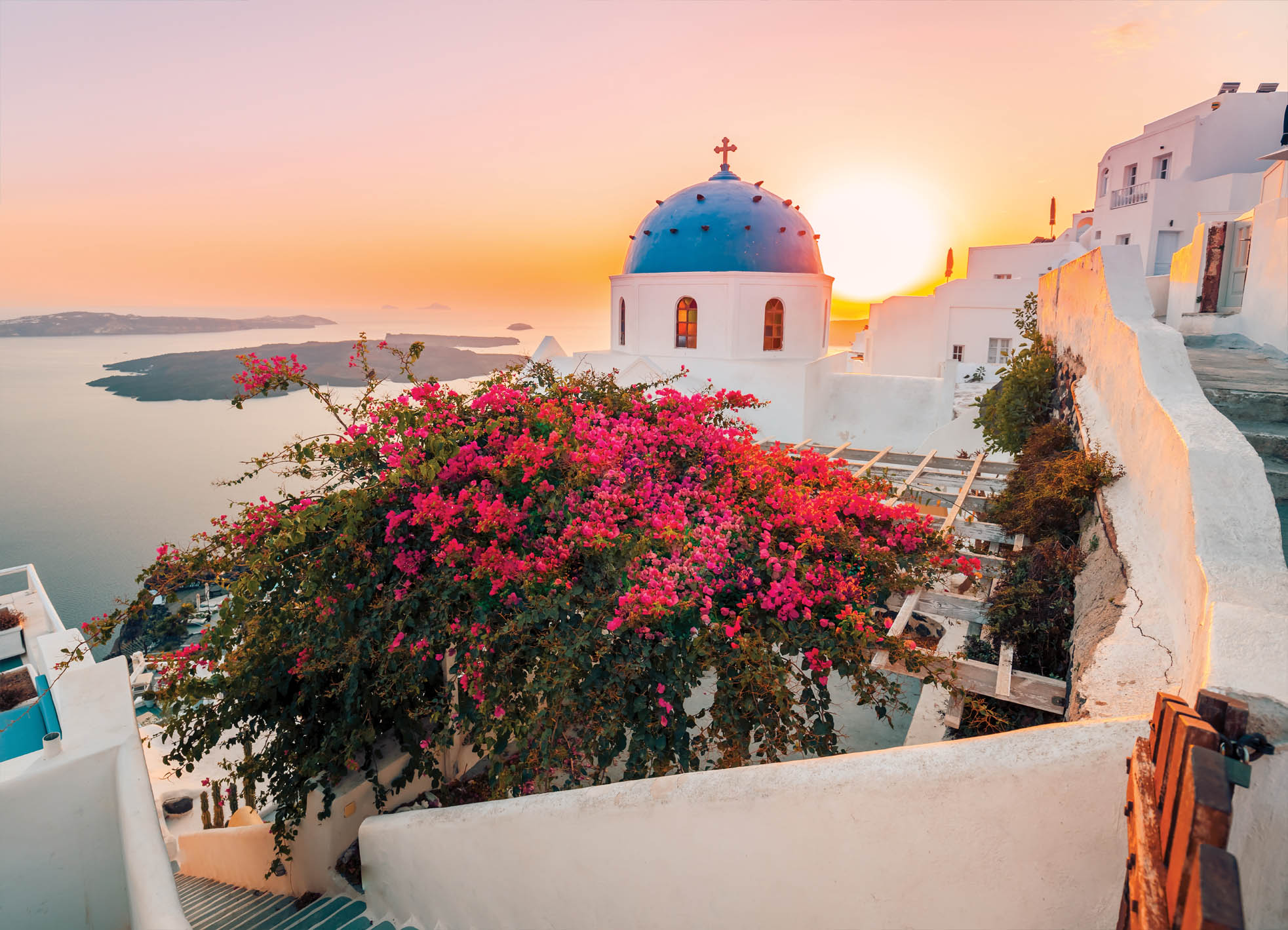 Tapeta Santorini západ slunce