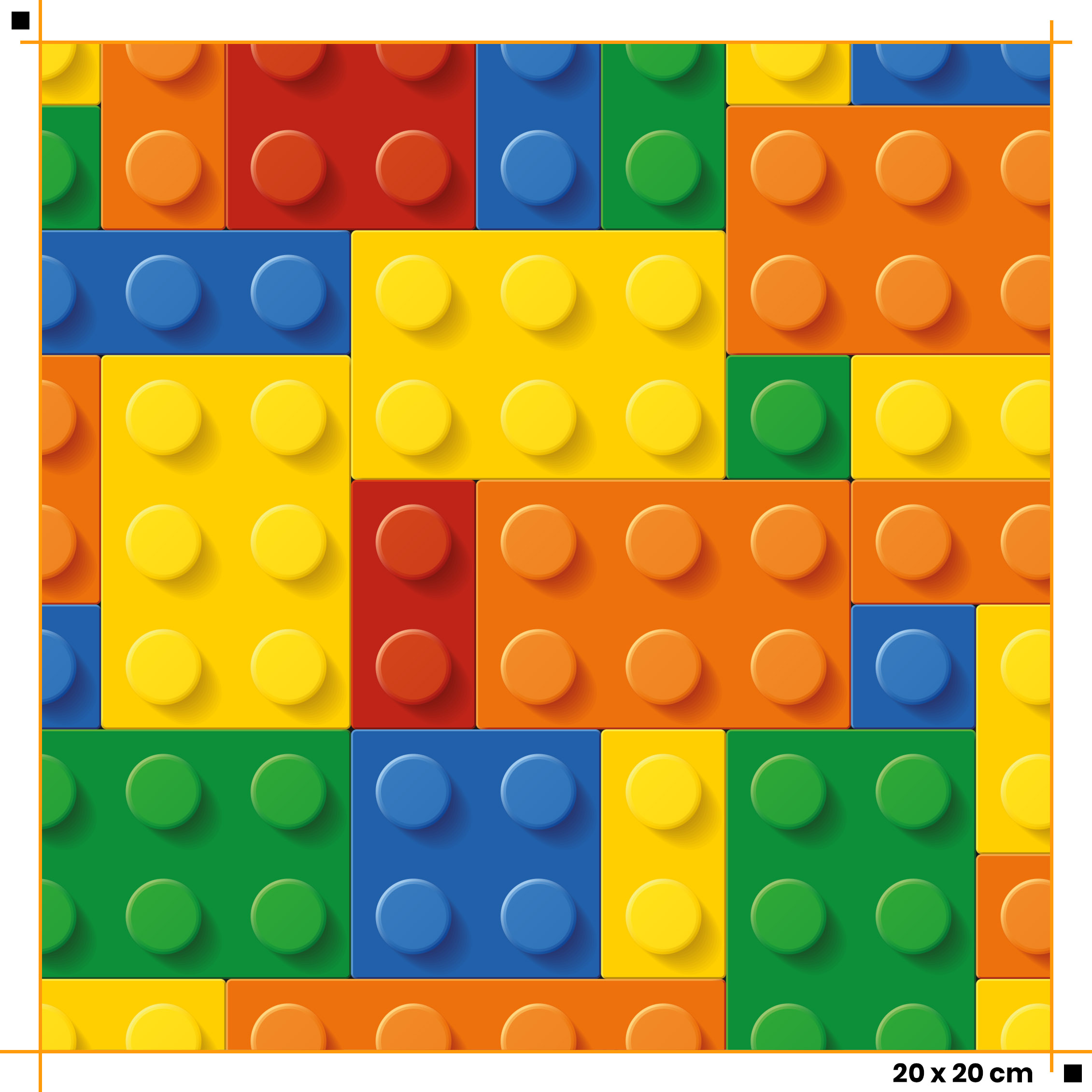 Dětská tapeta lego kostky