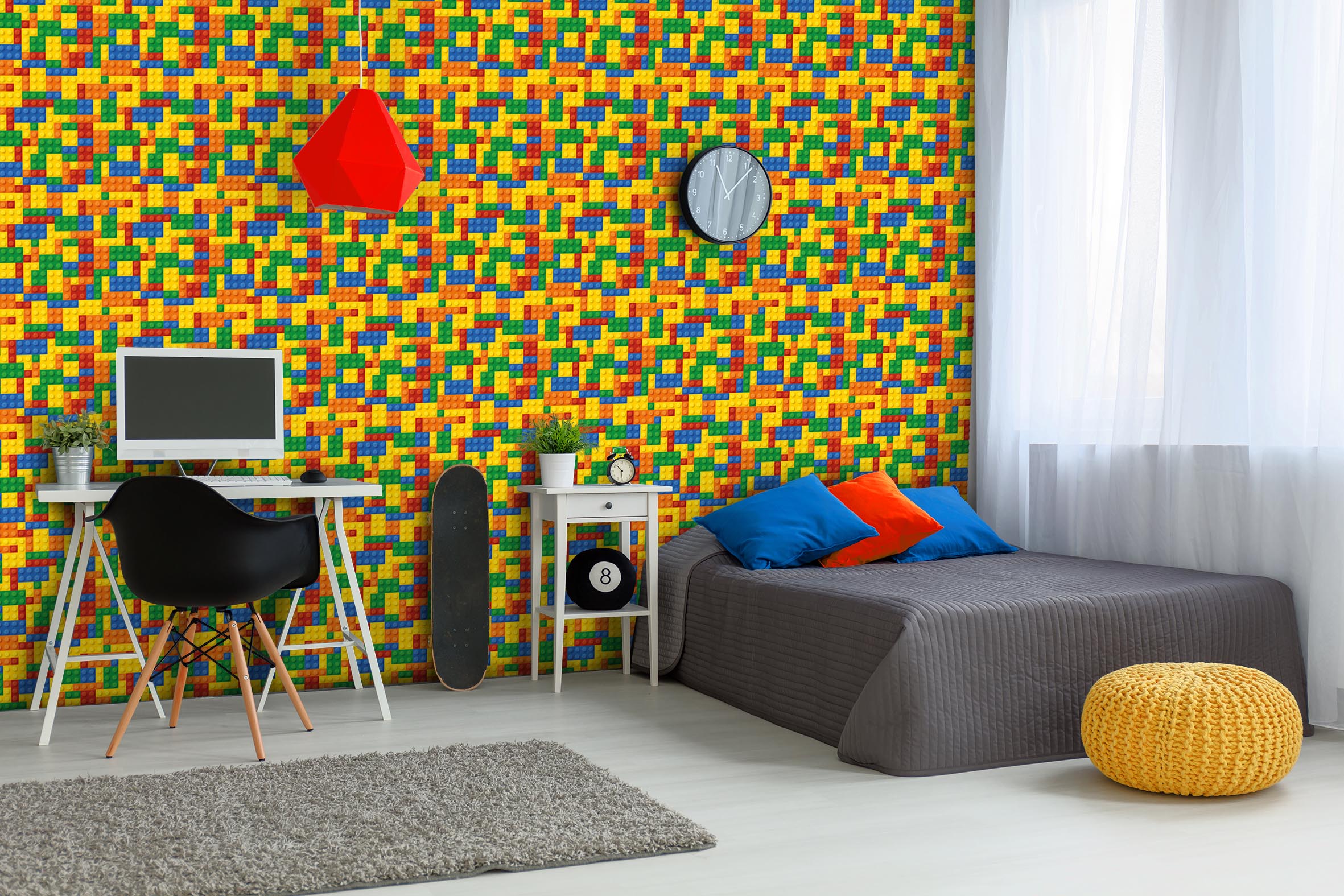 Dětská tapeta lego kostky
