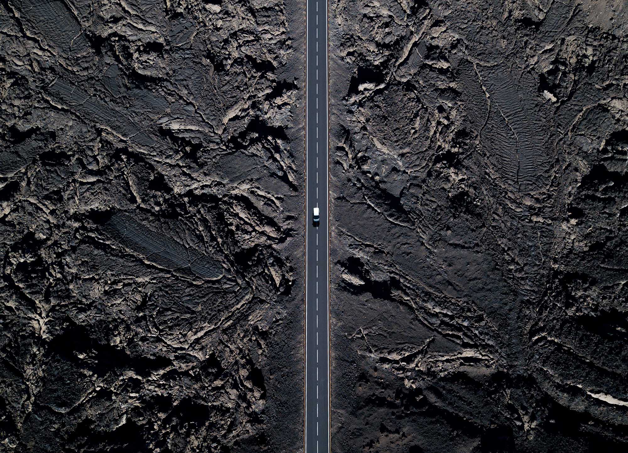 Tapeta Zkamenělá láva