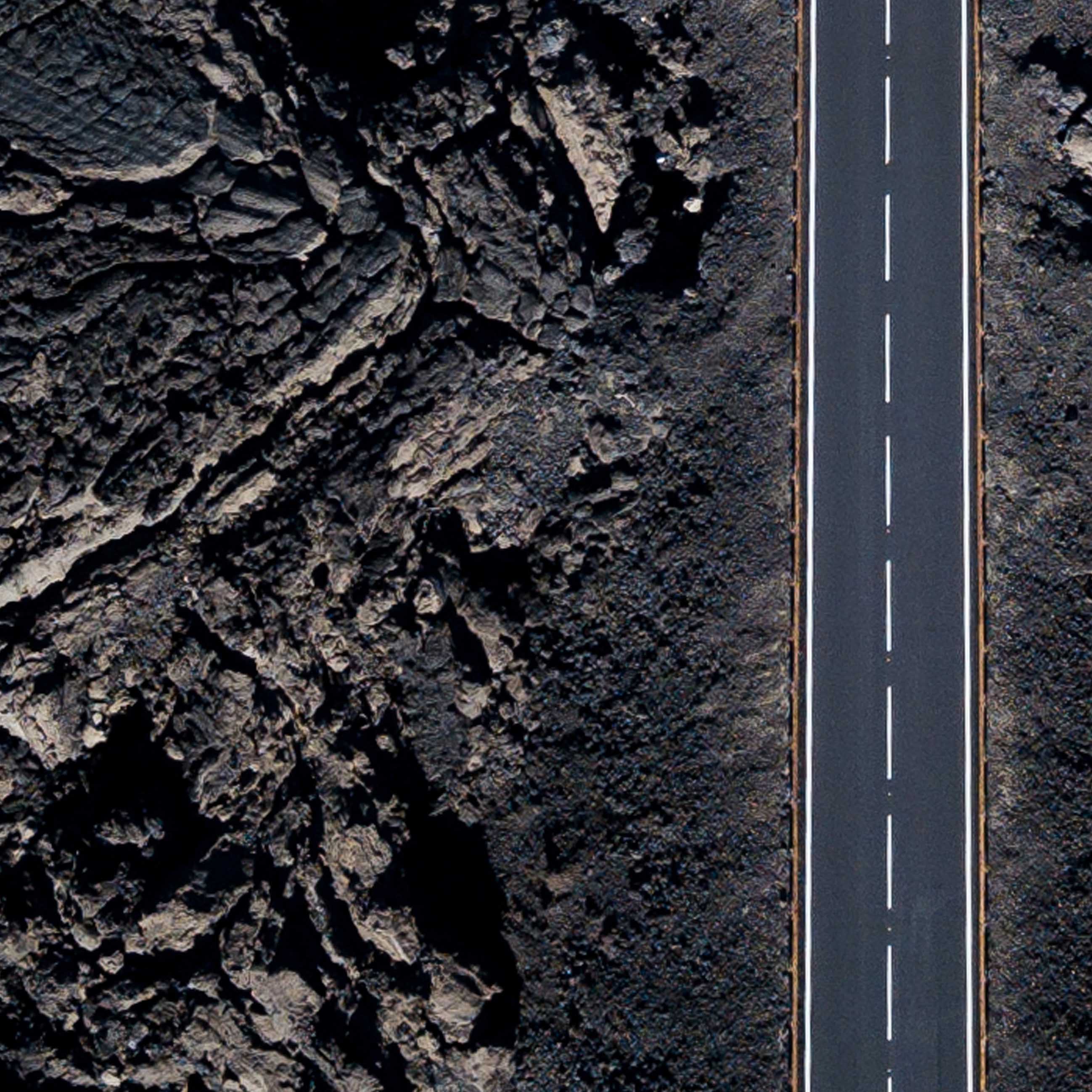 Tapeta Zkamenělá láva