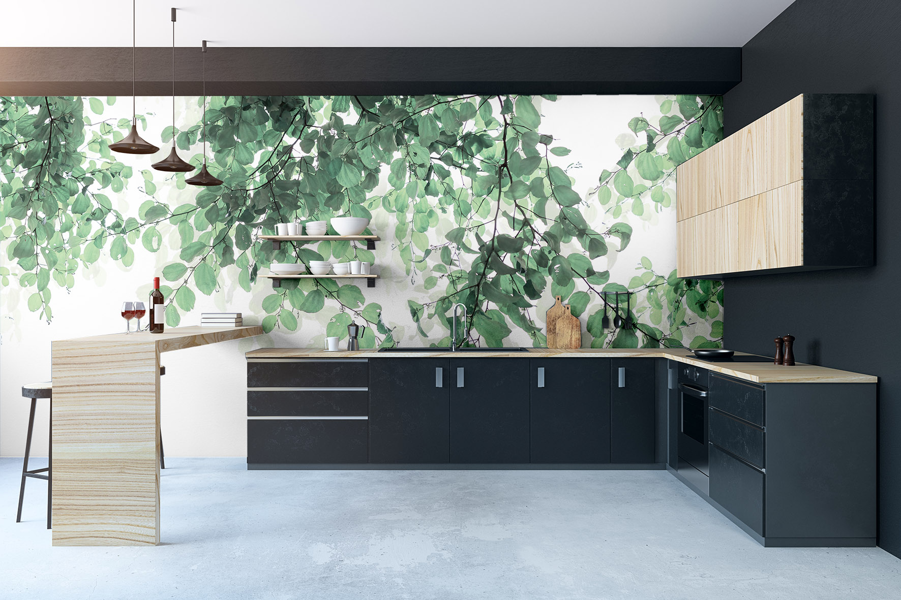 Tapeta Jemné lístky