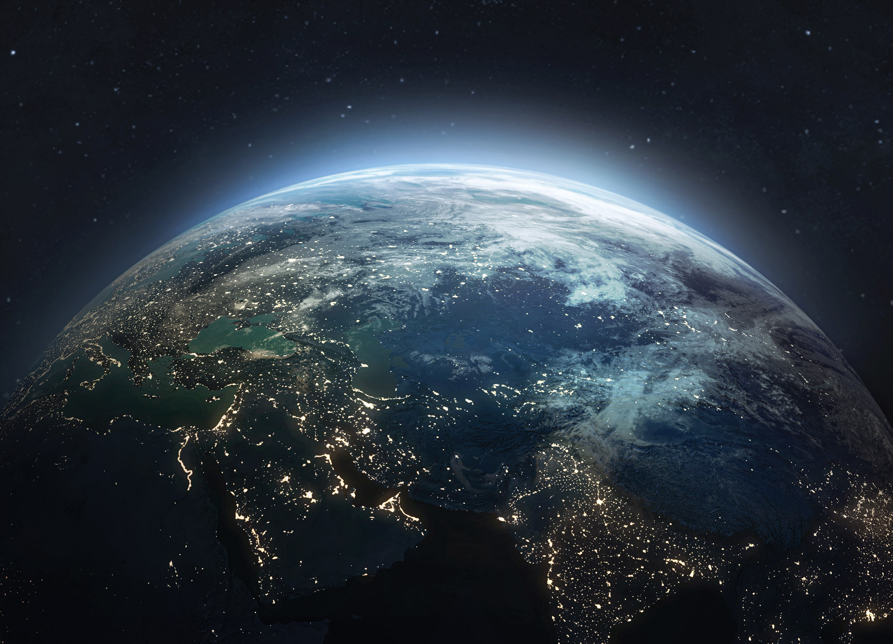 Tapeta Země polokoule