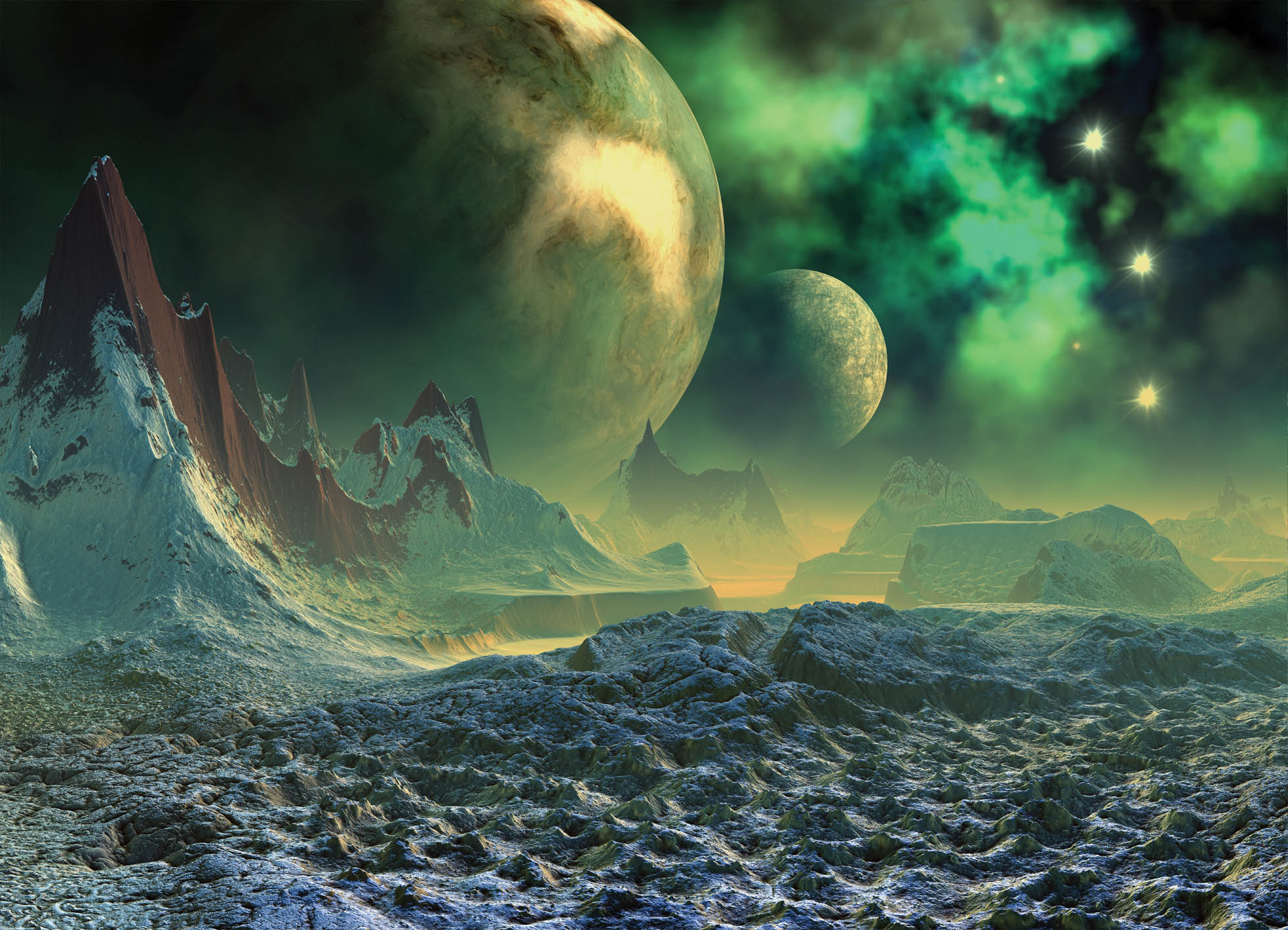 Tapeta Vesmírná krajina