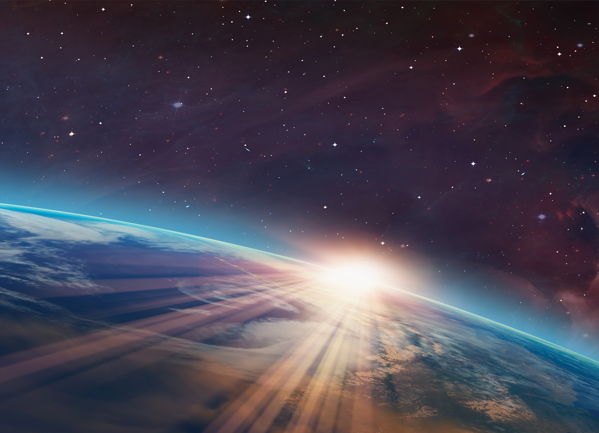 Tapeta Paprsky slunce