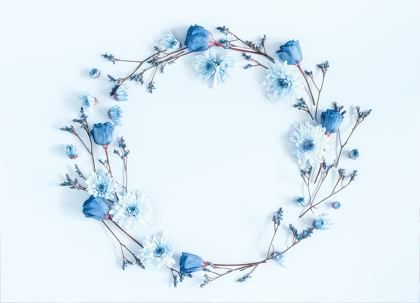 Tapeta Květinový věnec