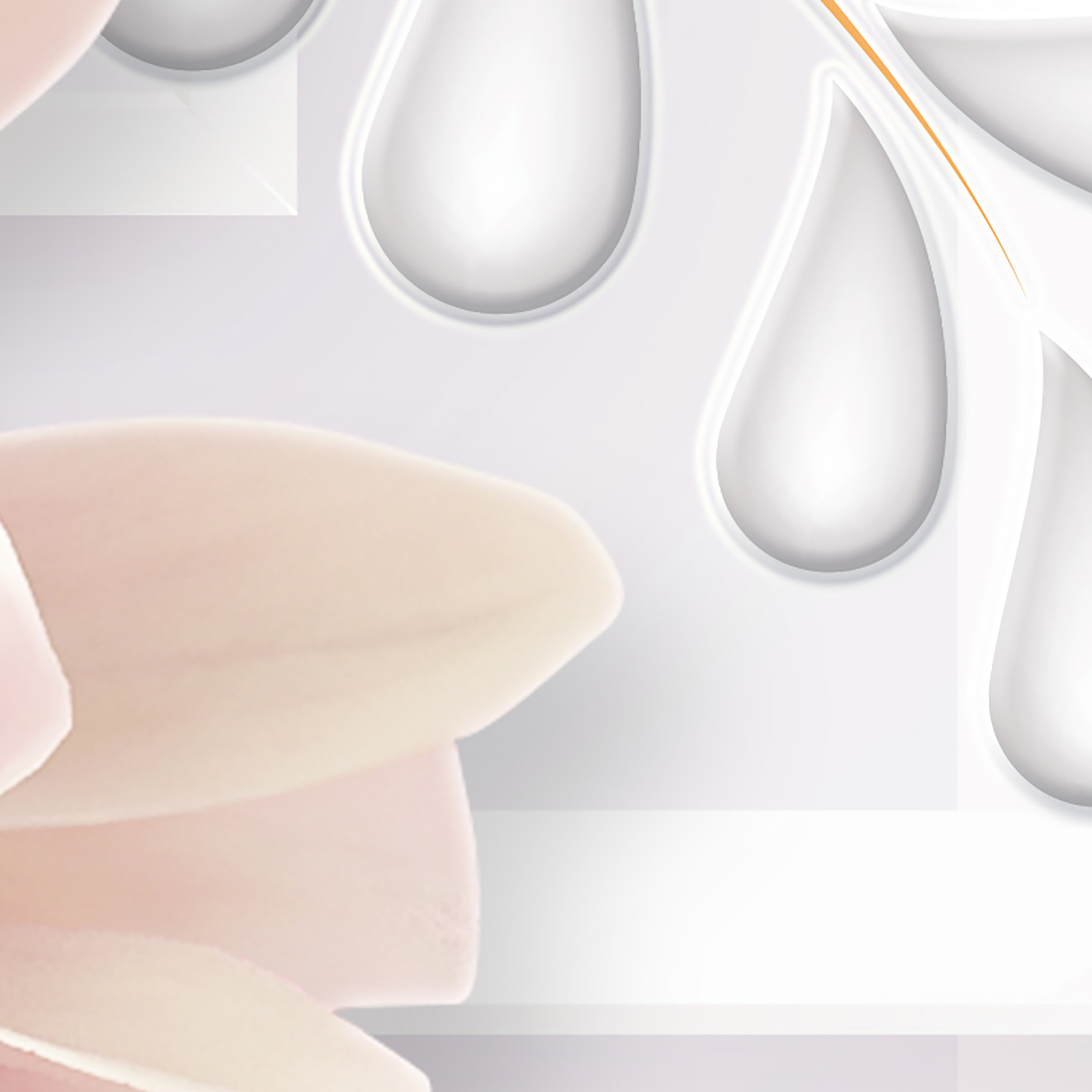 Tapeta Magnolie se čtverci