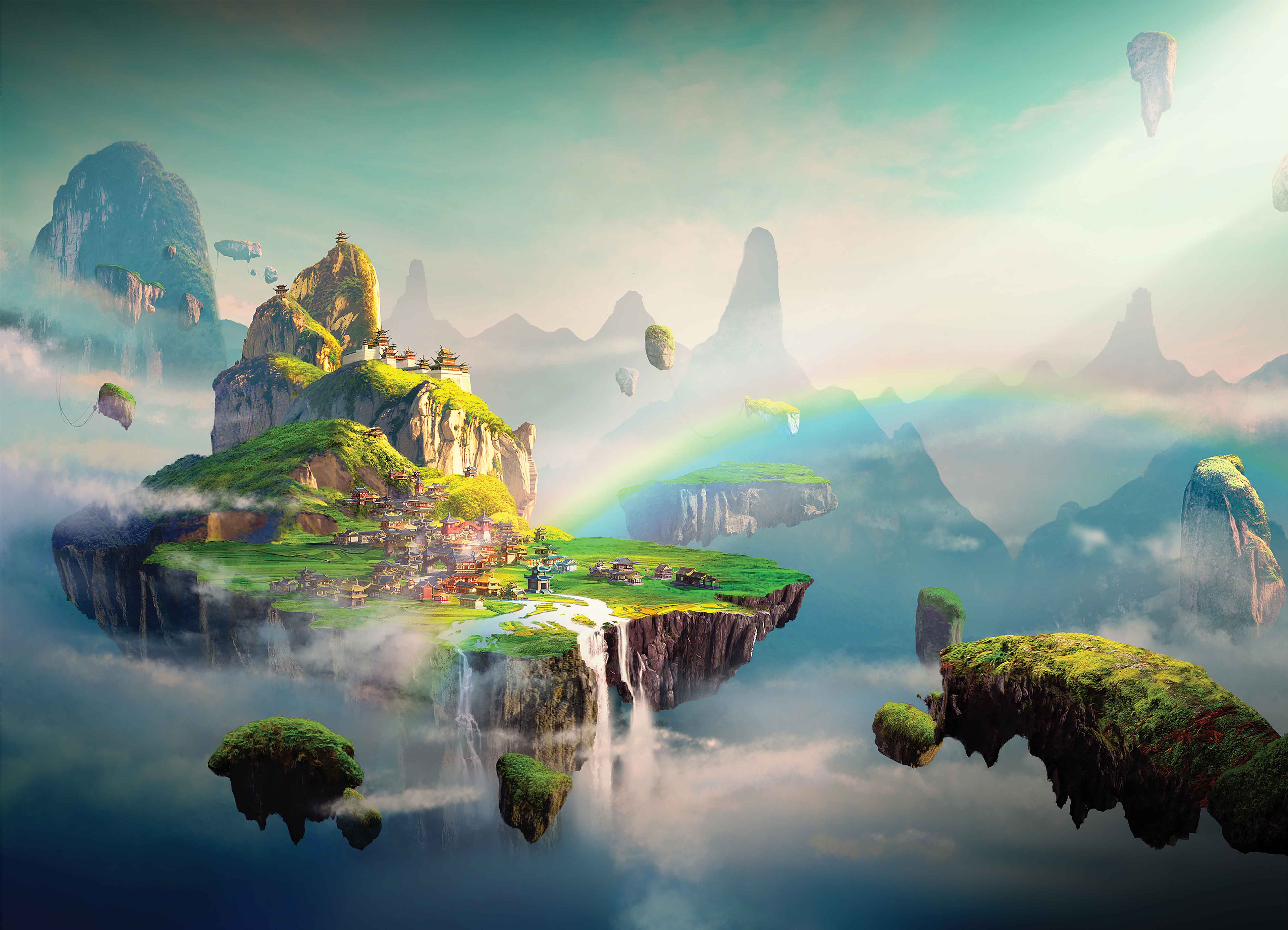 Tapeta Země v oblacích