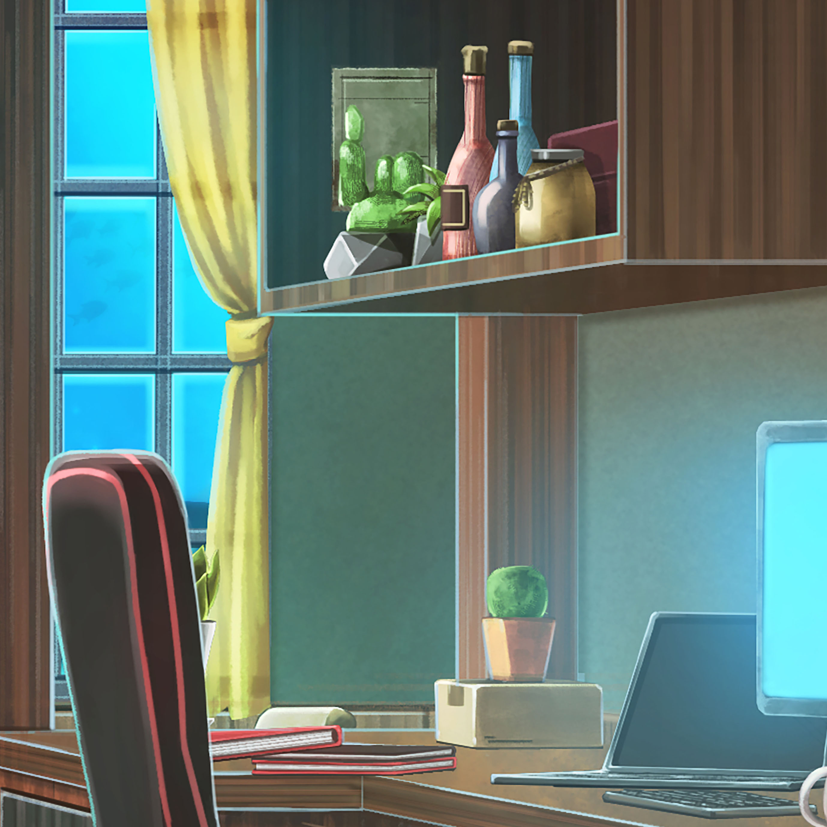 Anime tapeta Pokoj pod mořem