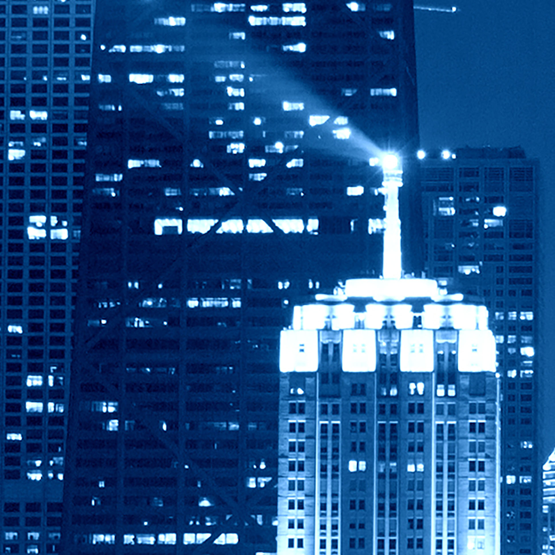 Tapeta Chicago panorama noc