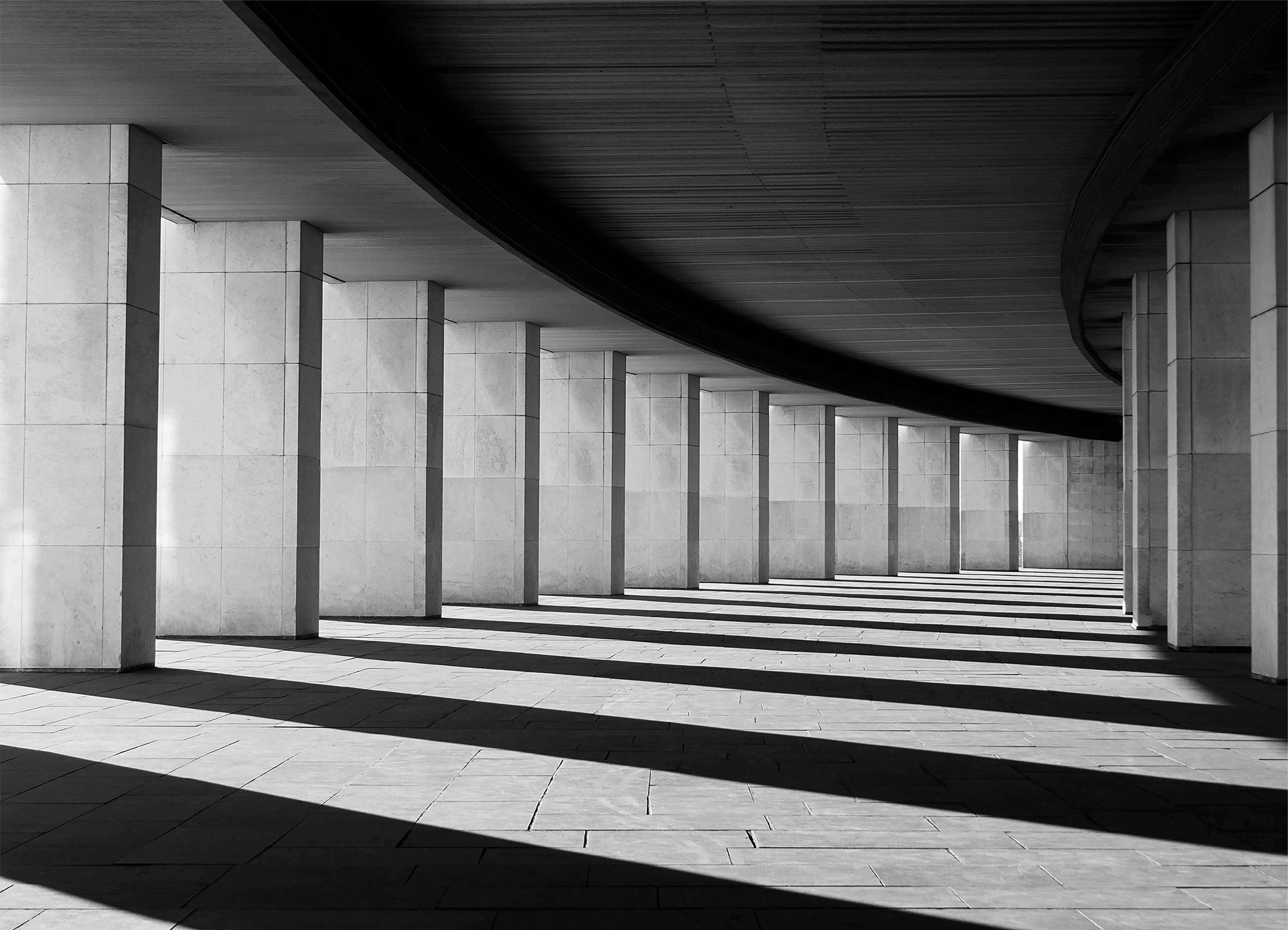 3D tapeta Pravotočivý tunel