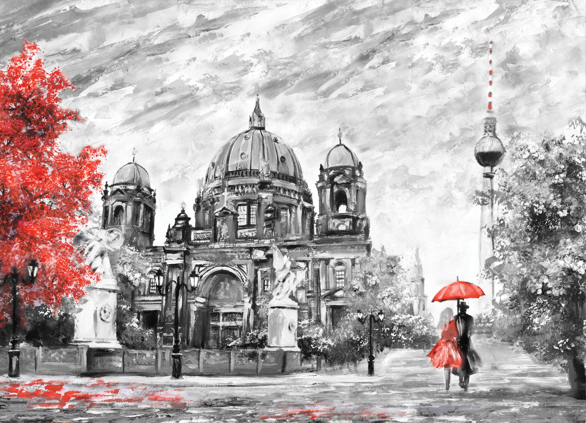 Tapeta Berlín malba