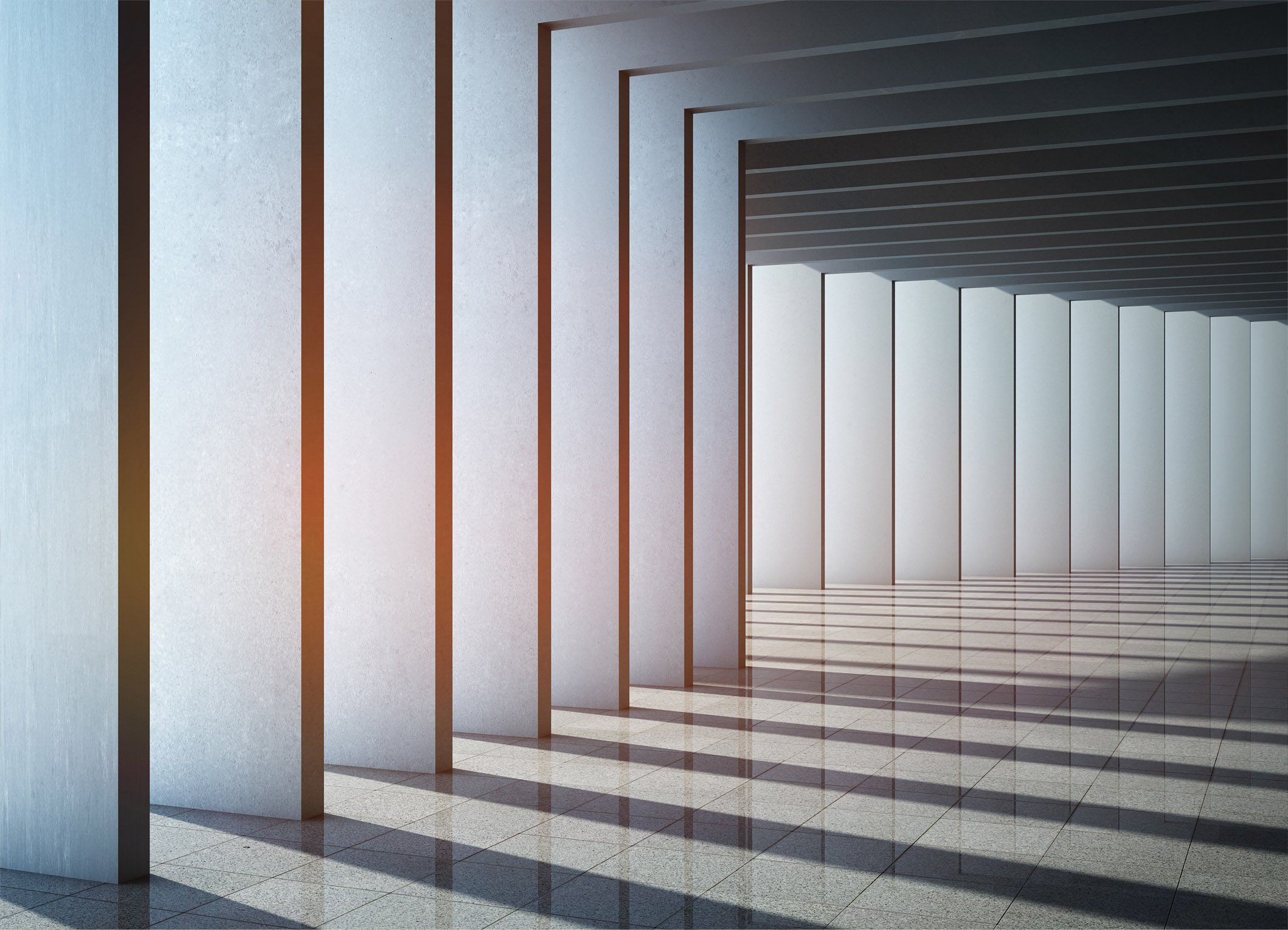 Tapeta Sloupcový tunel