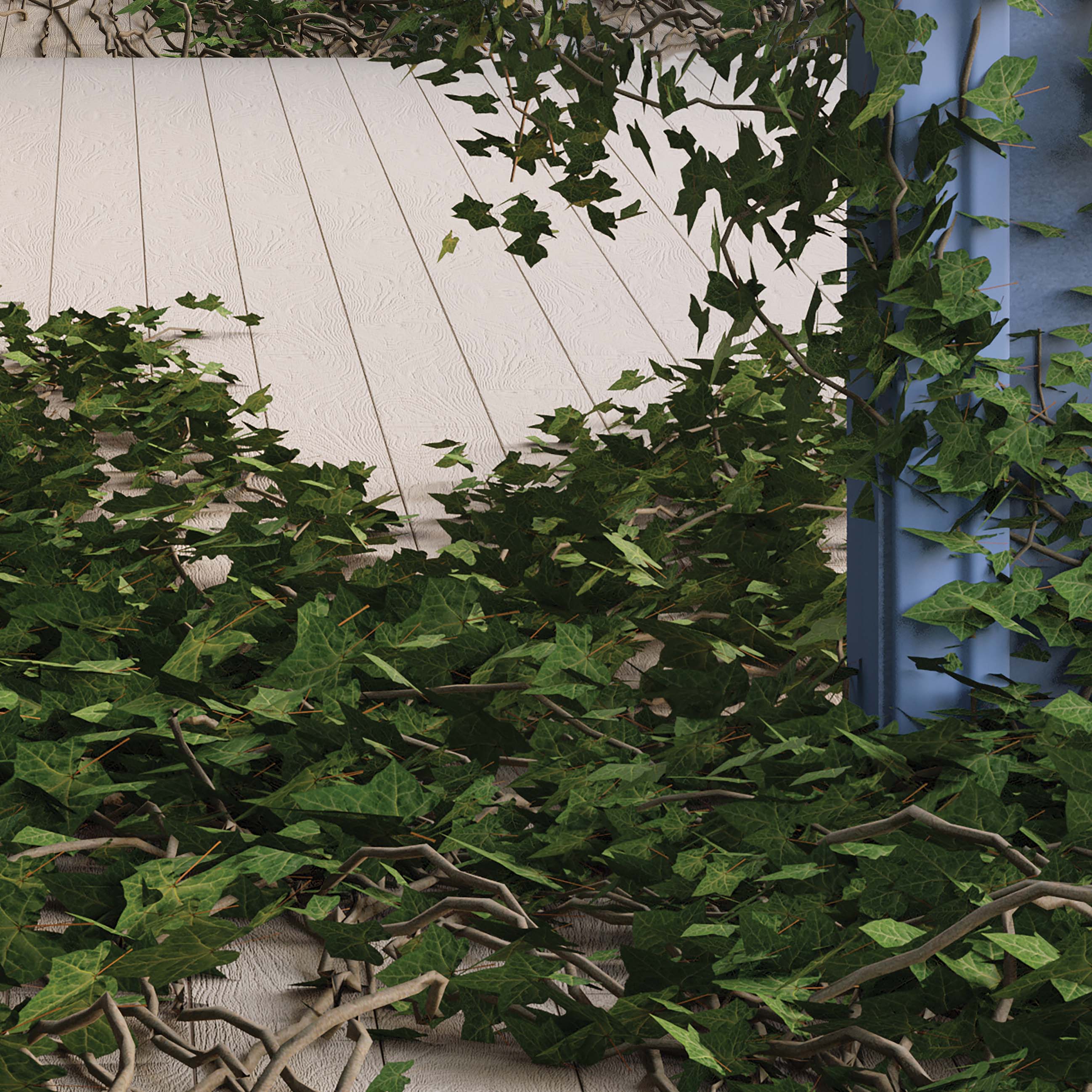 3D Tapeta Obláček za dveřmi