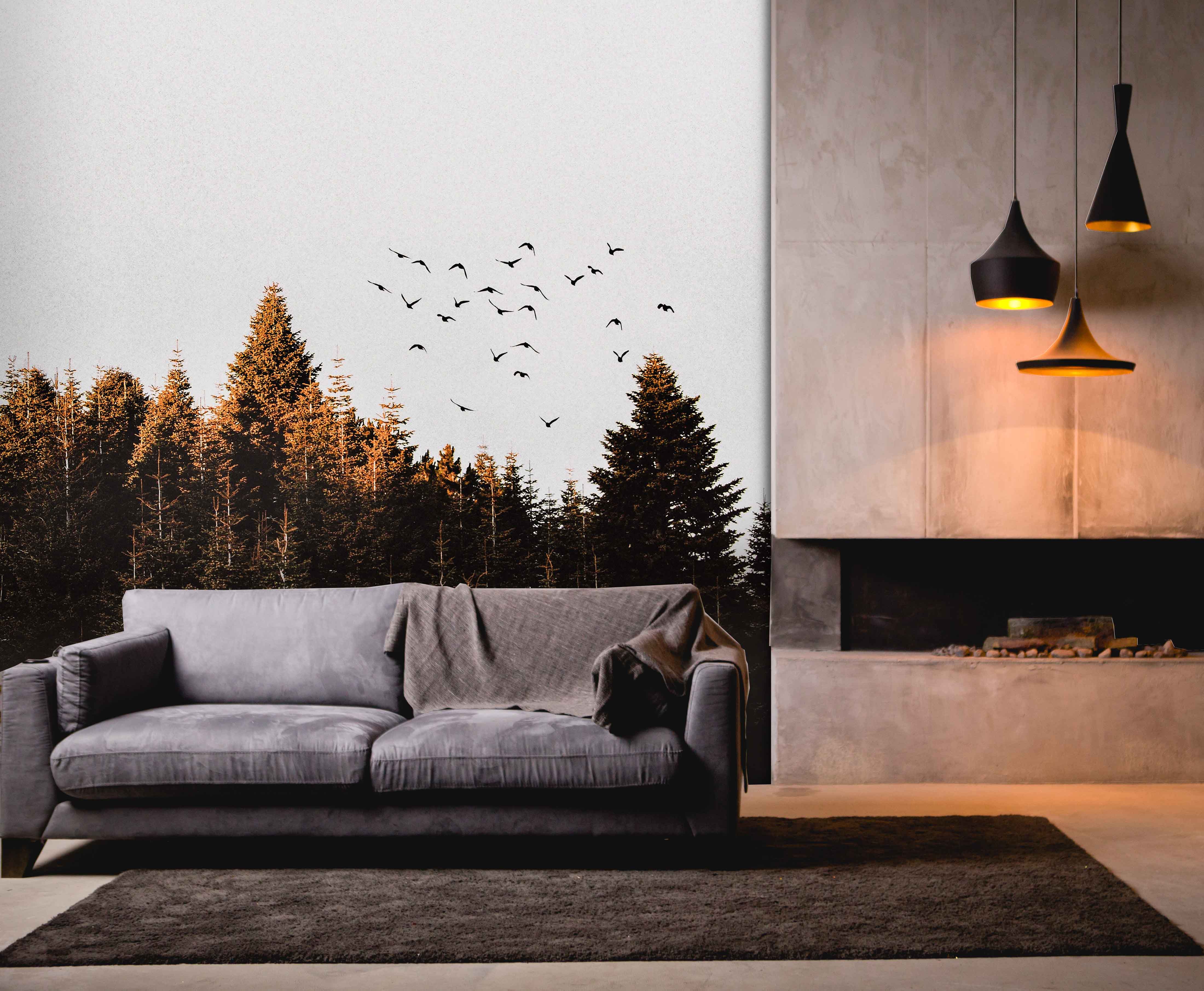 Tapeta Hořlavé probuzení lesa