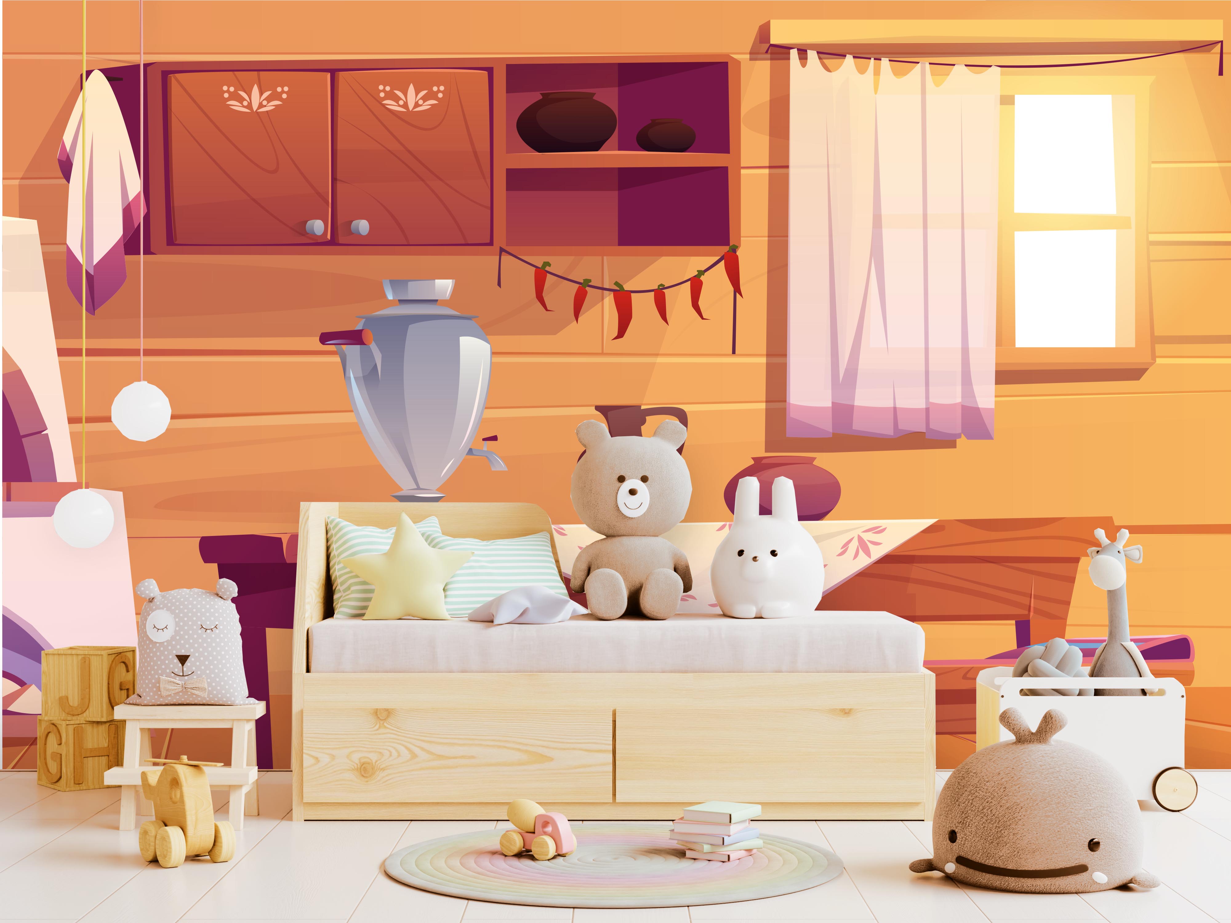 Tapeta Uvnitř chaloupky