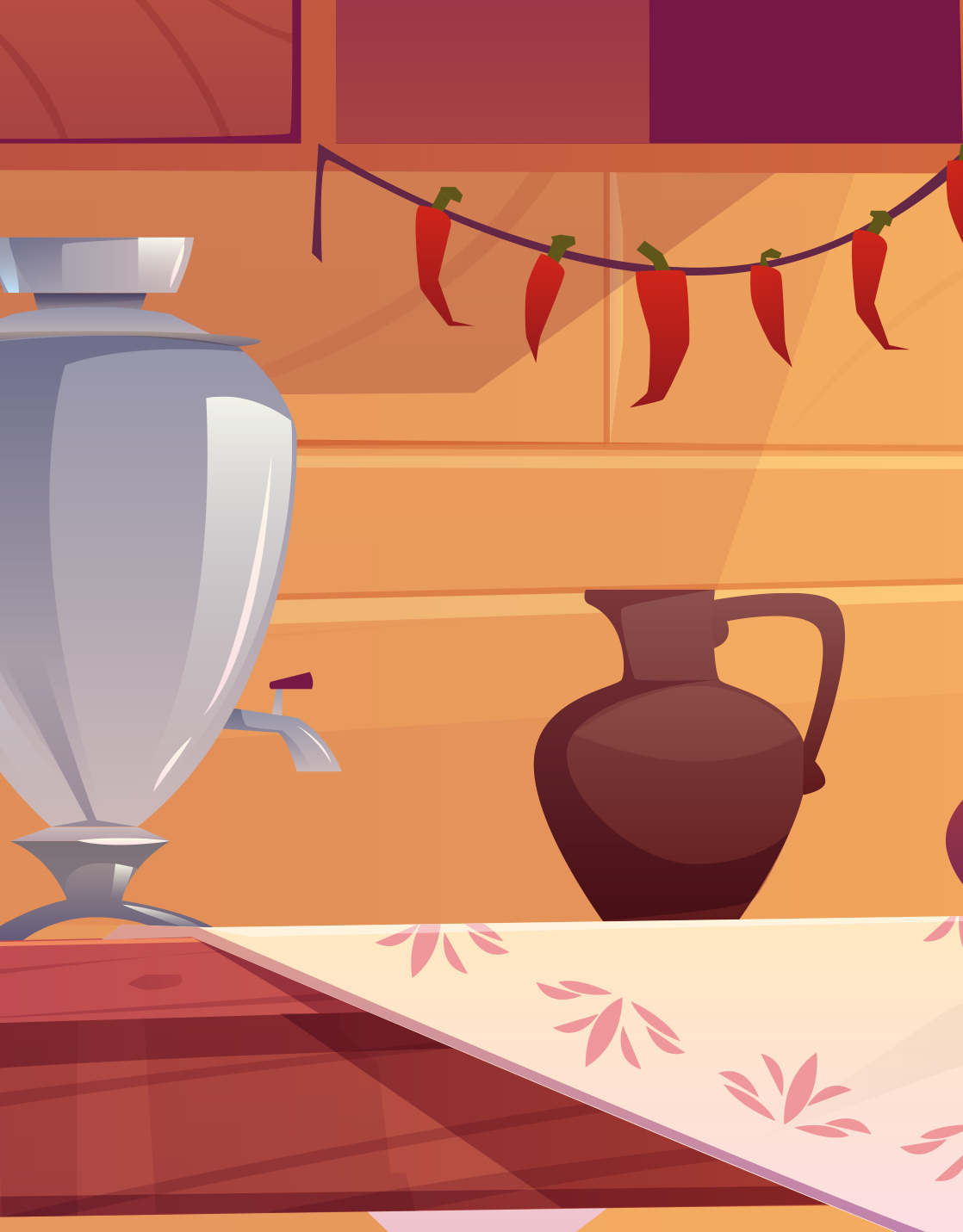 Tapeta Uvnitř chaloupky