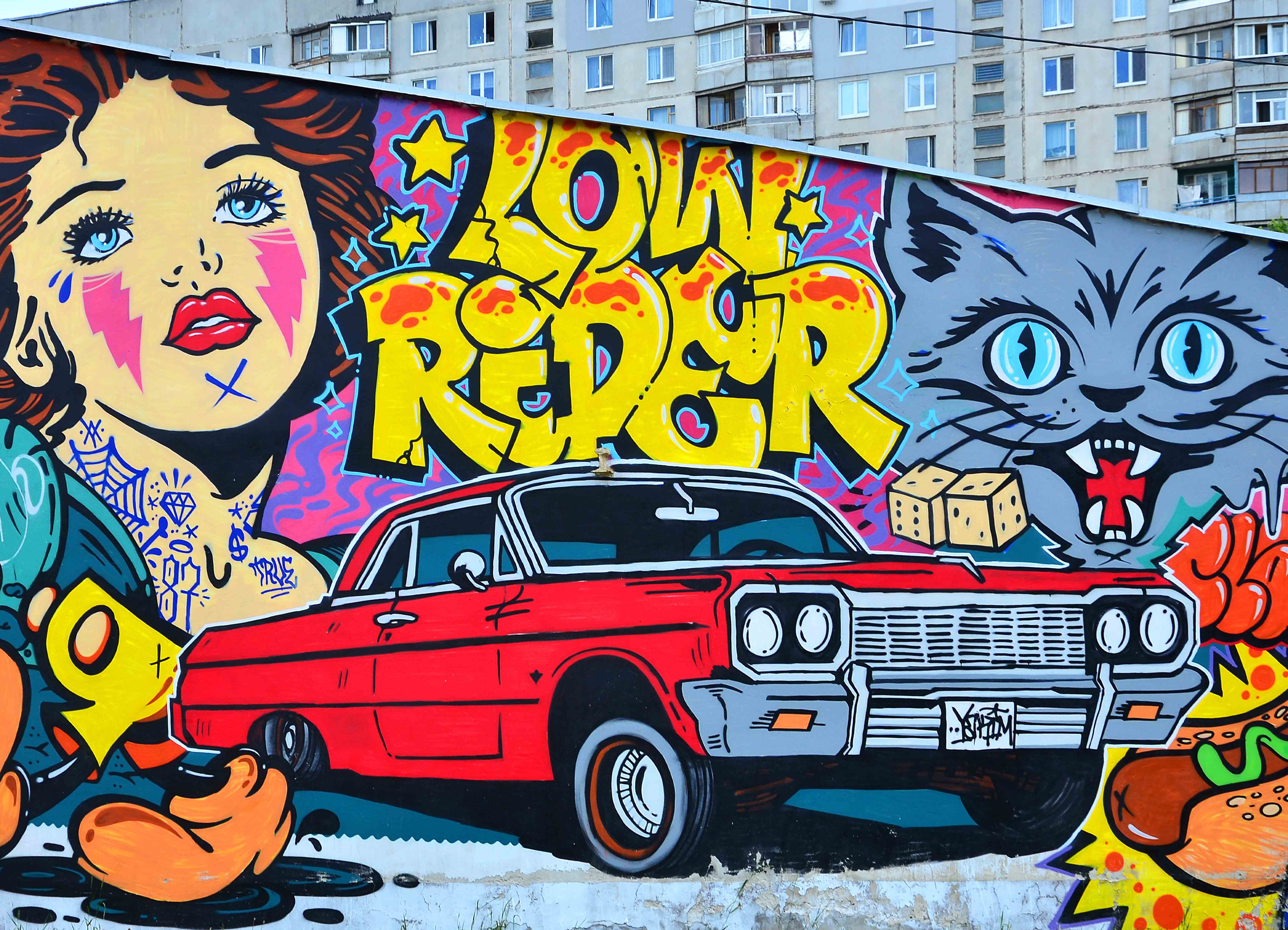 Tapeta Graffiti low rider