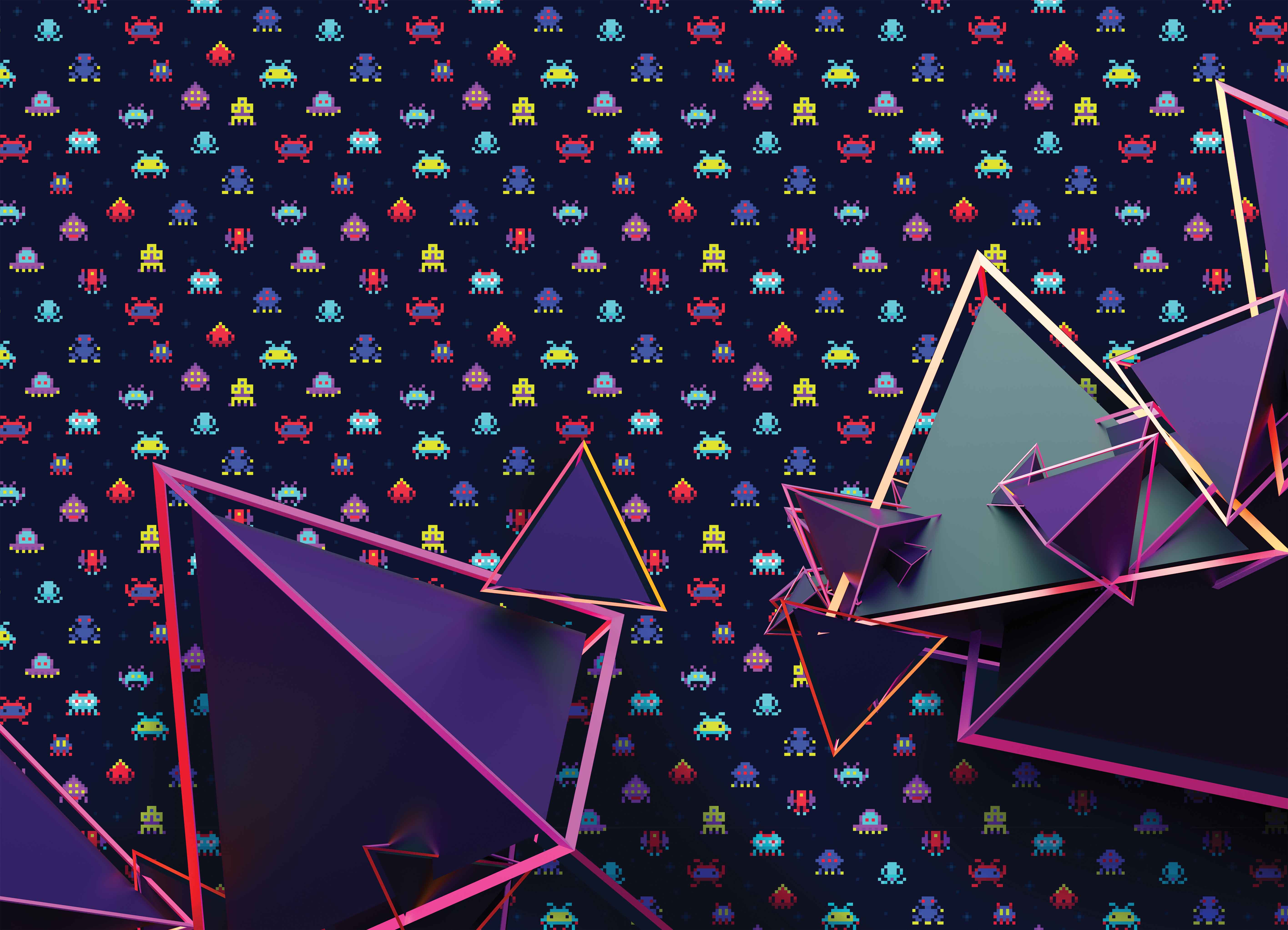 Tapeta Retro abstrakce