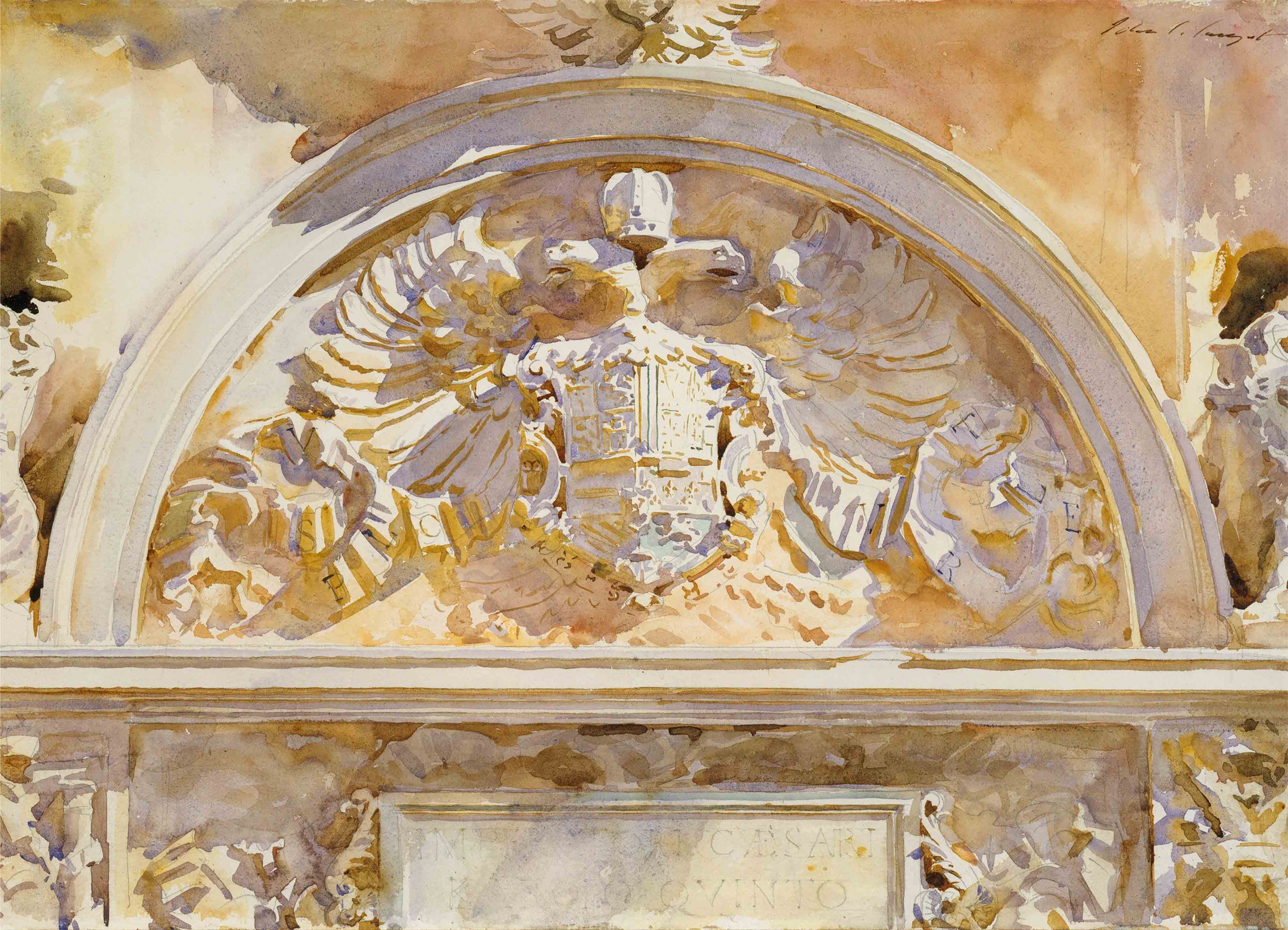 Tapeta reprodukce Erb ve Španělsku