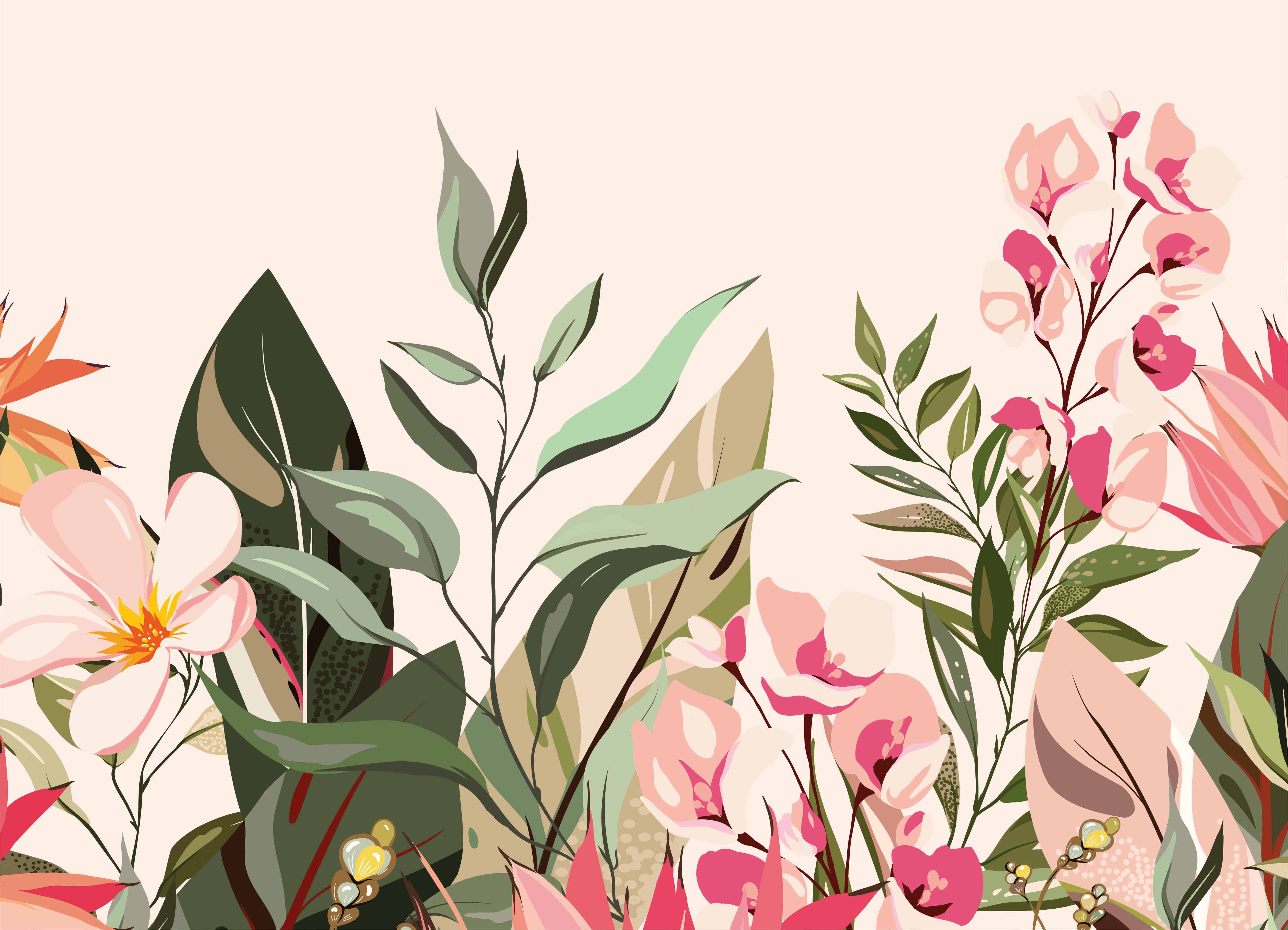 Tapeta Jarní botanika