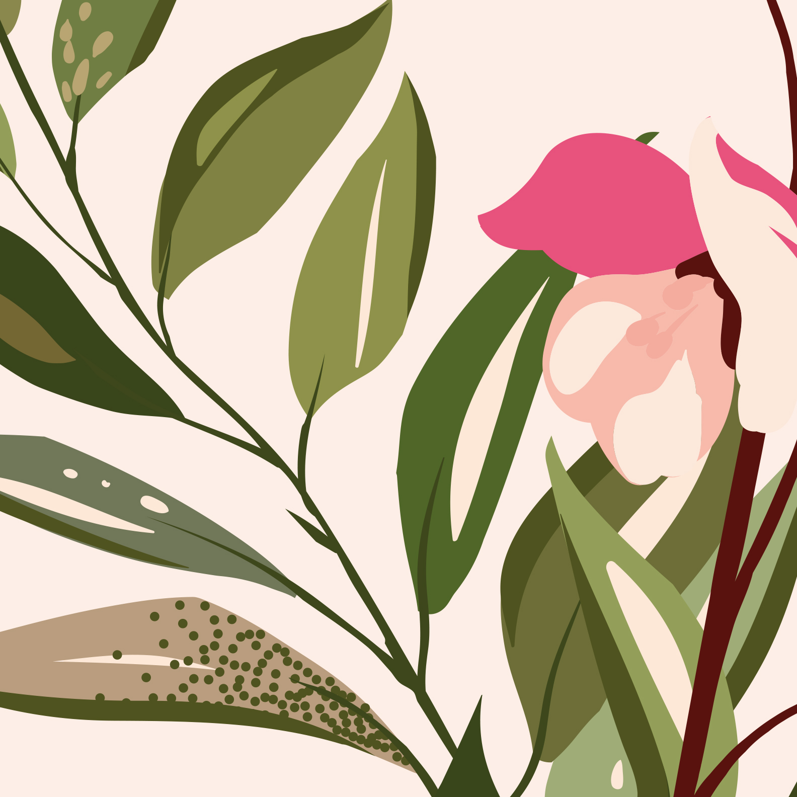 Tapeta Jarní botanika