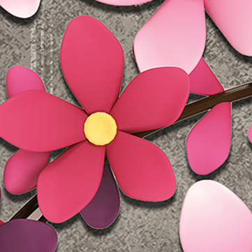 Tapeta Stylizovaná sakura