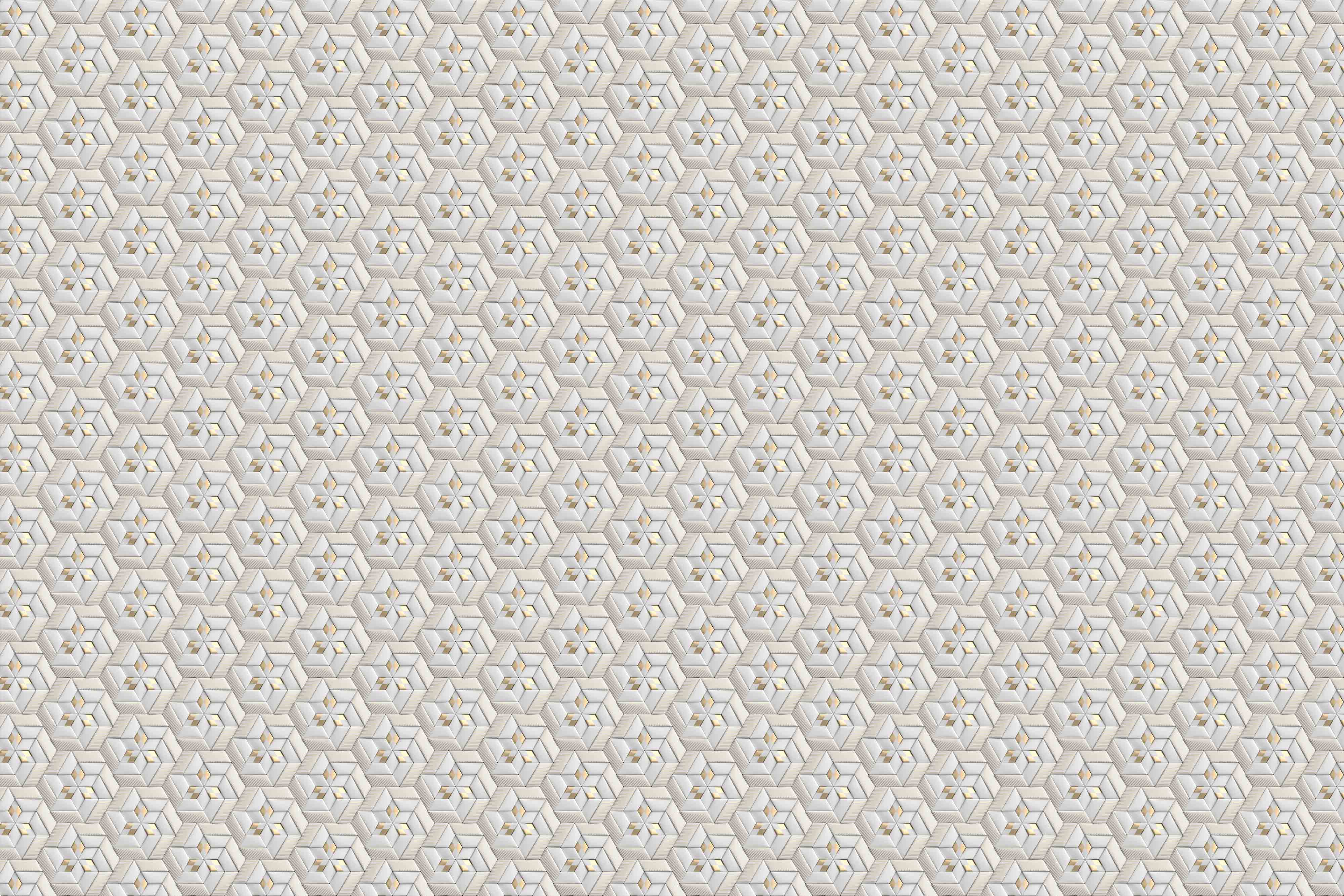 Vliesová tapeta Zlatá skládanka